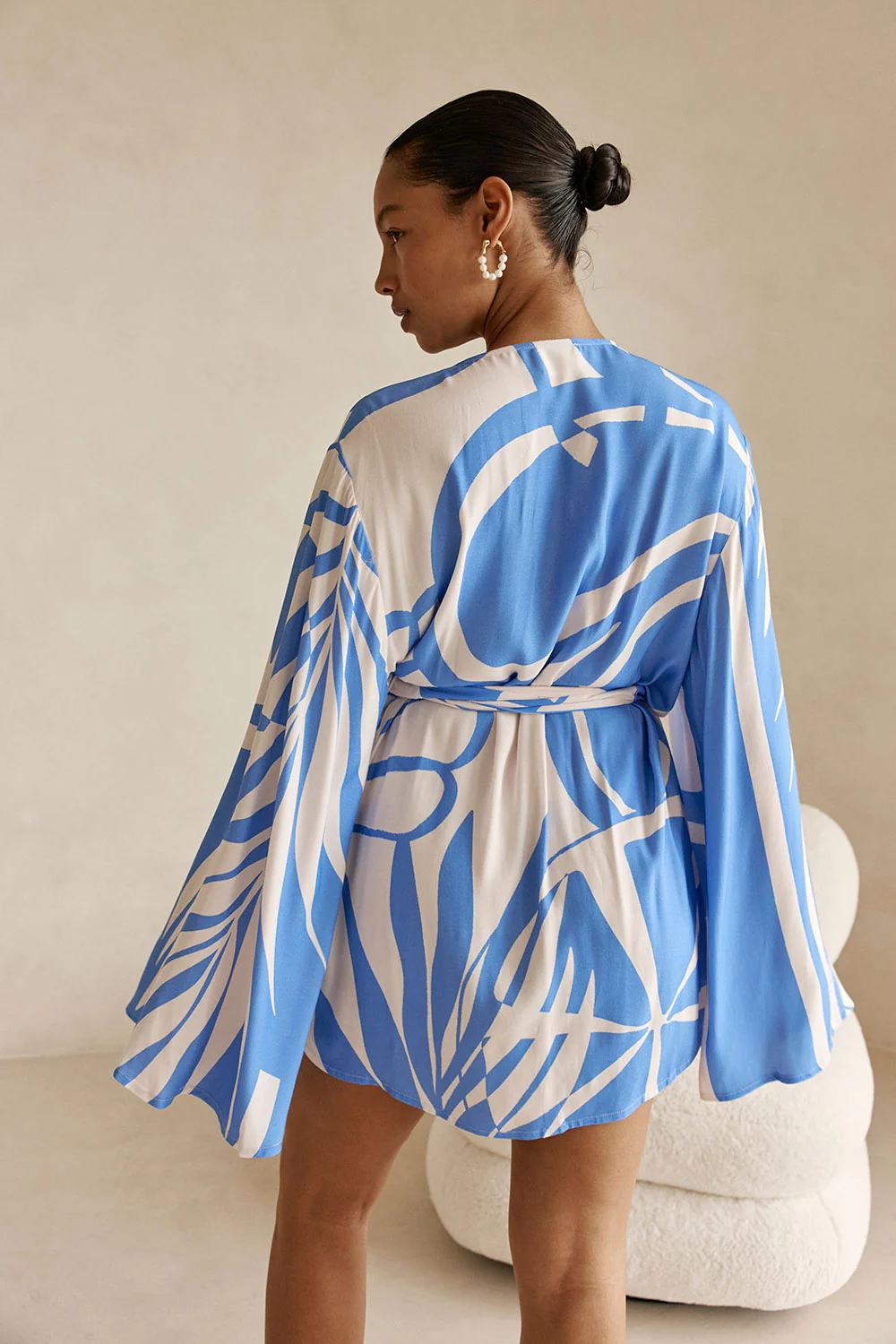 Aleksi Dress - Palm Blue - Image 6