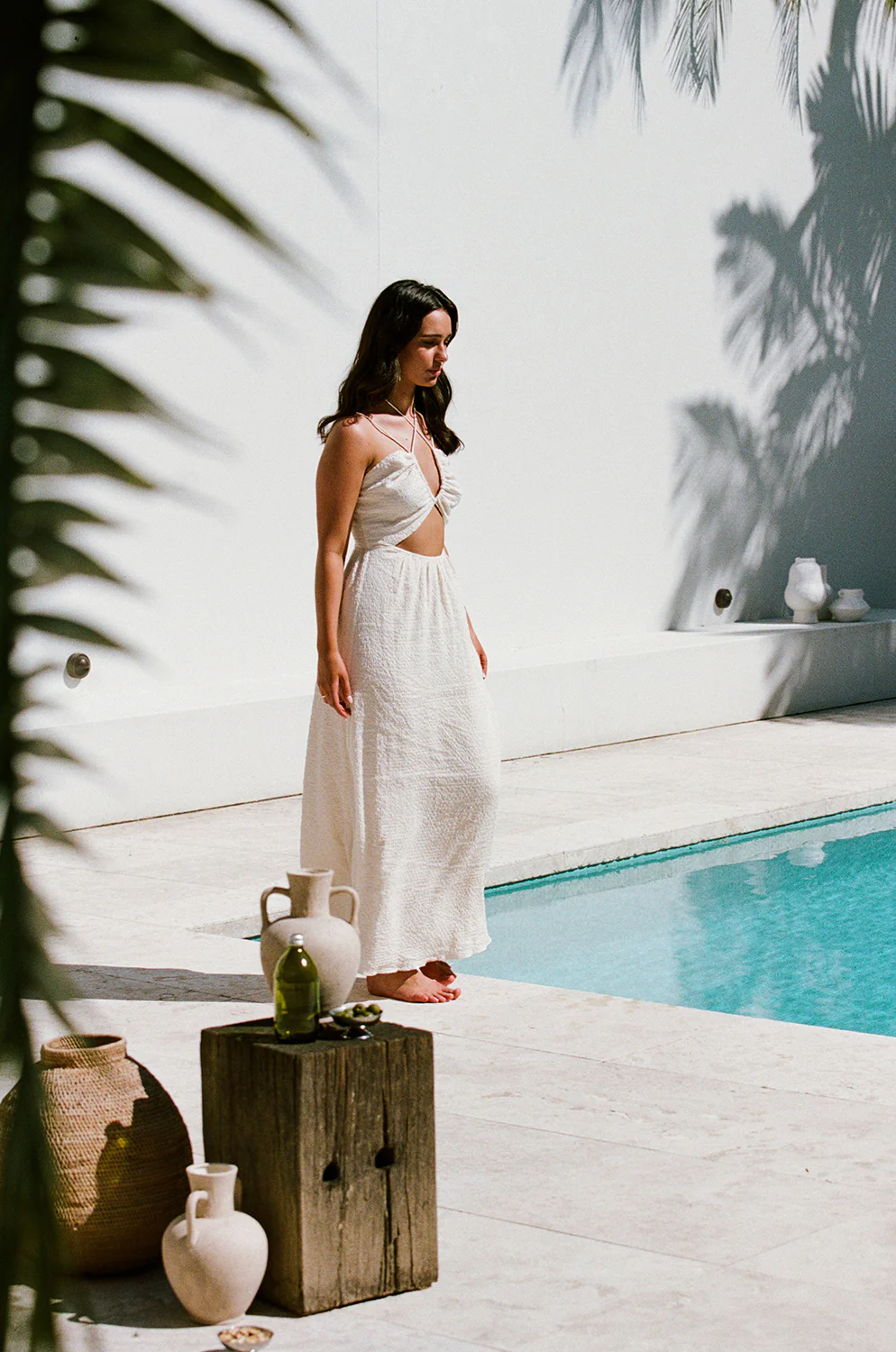 Bardot Dress - Cream - Image 4