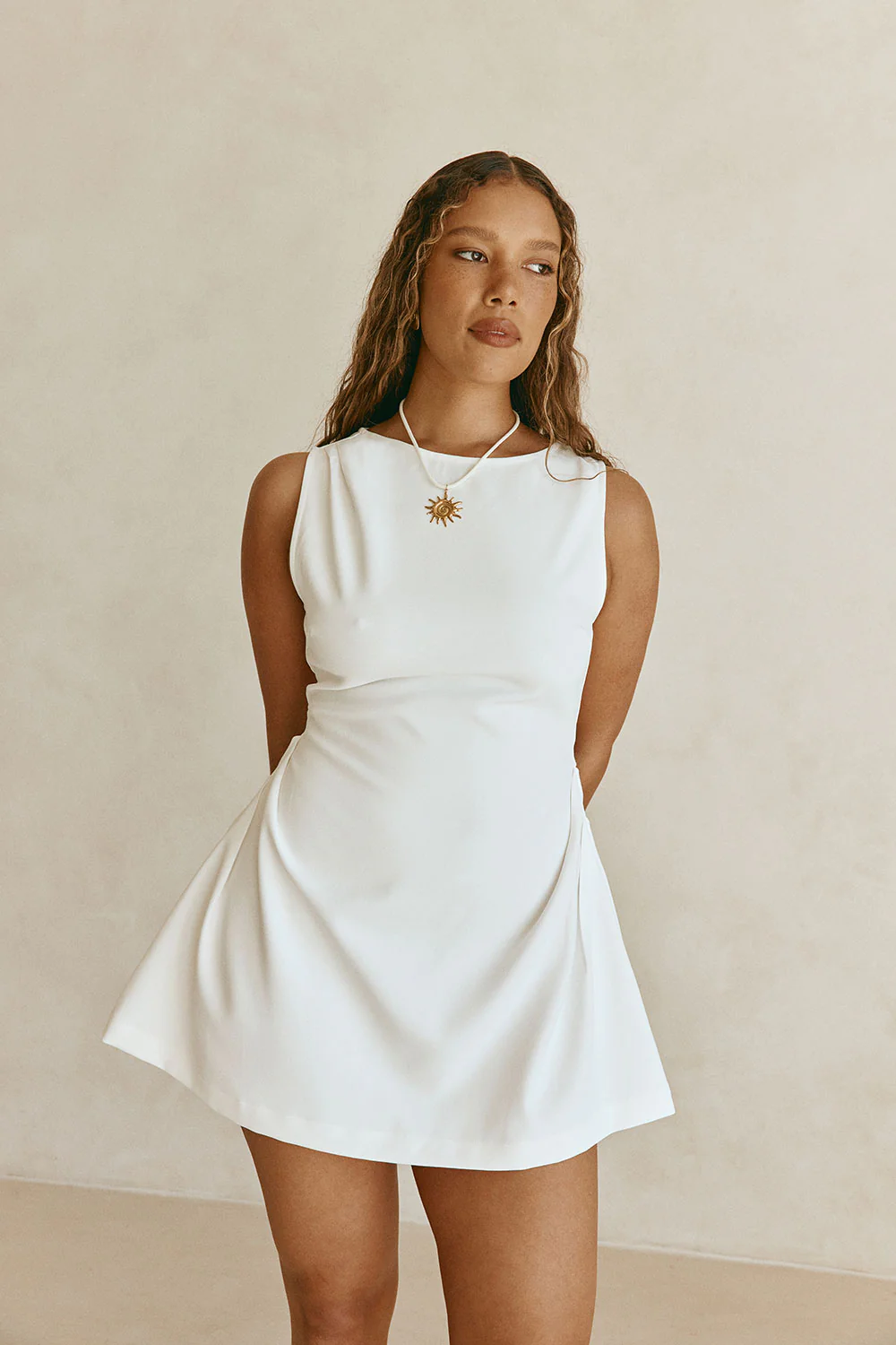 Camellia Dress - White - Image 5