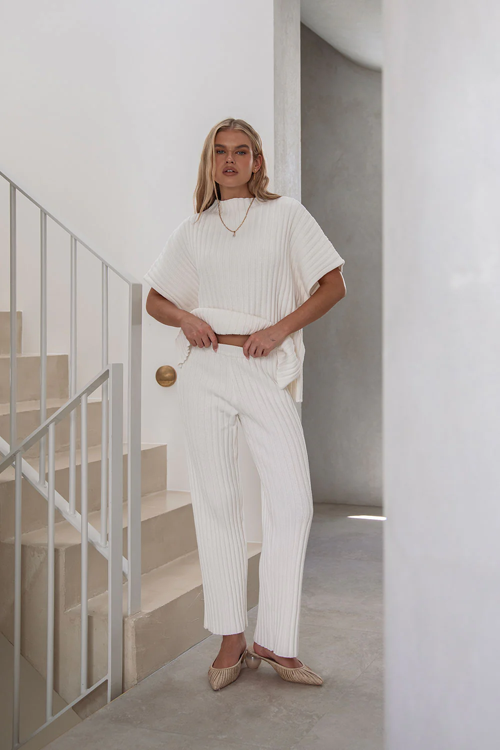 Celine Pants - White - Image 4