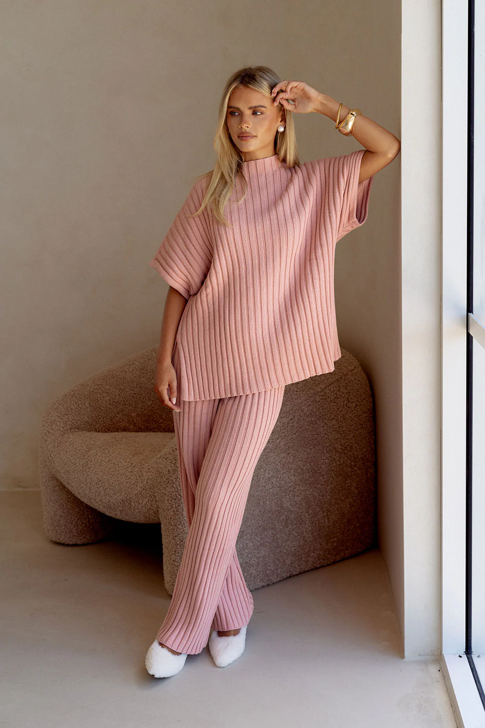 Celine Pants - Blush - Image 2