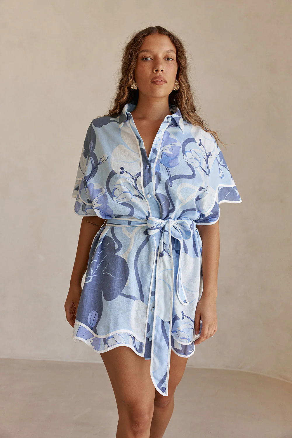 Daria Dress - Bouquet Blu - Image 2