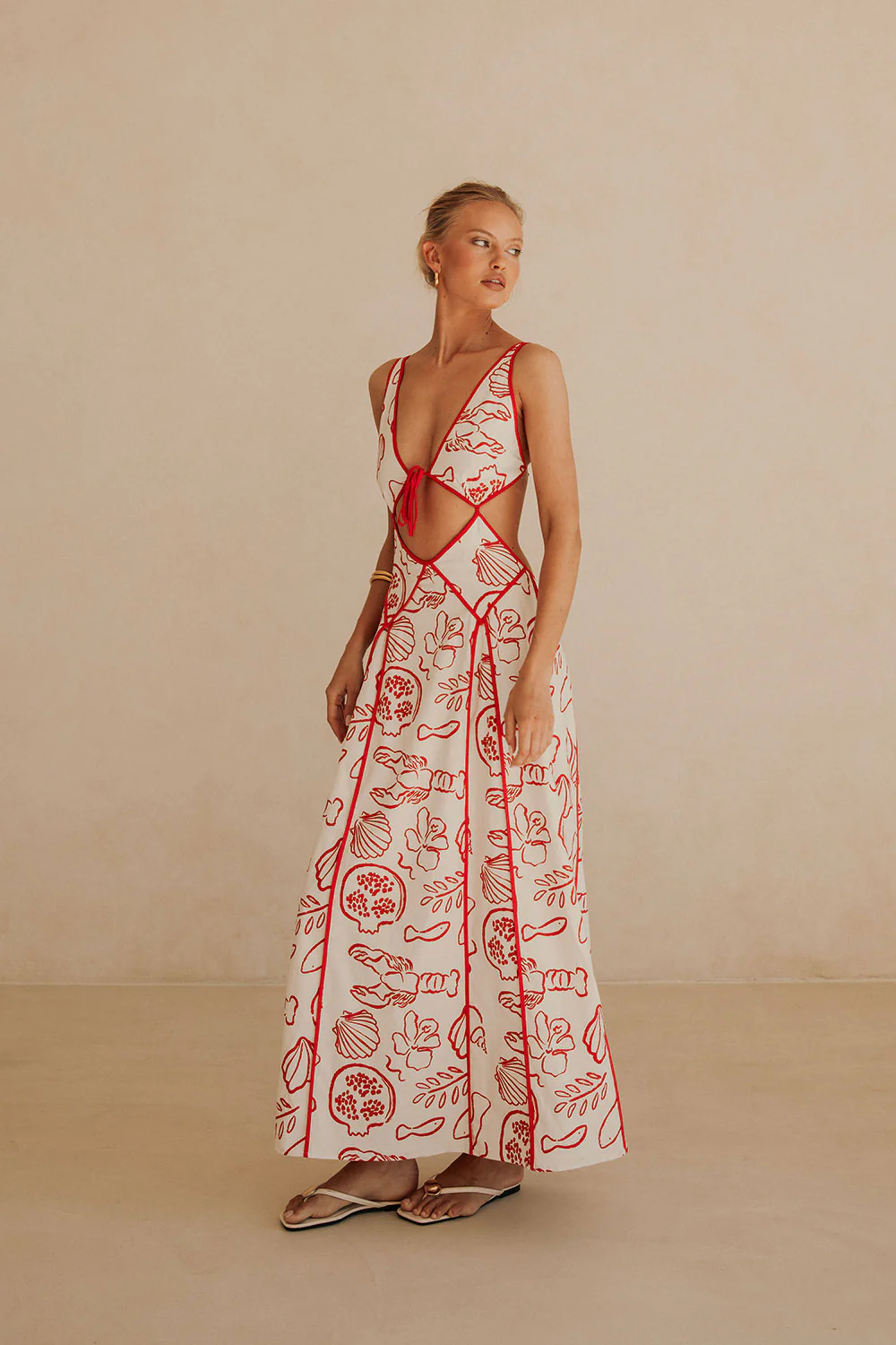 Eliska Dress - Shoreline Red - Image 5