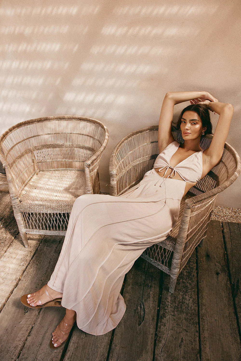 Eliska Dress - Stone - Image 2
