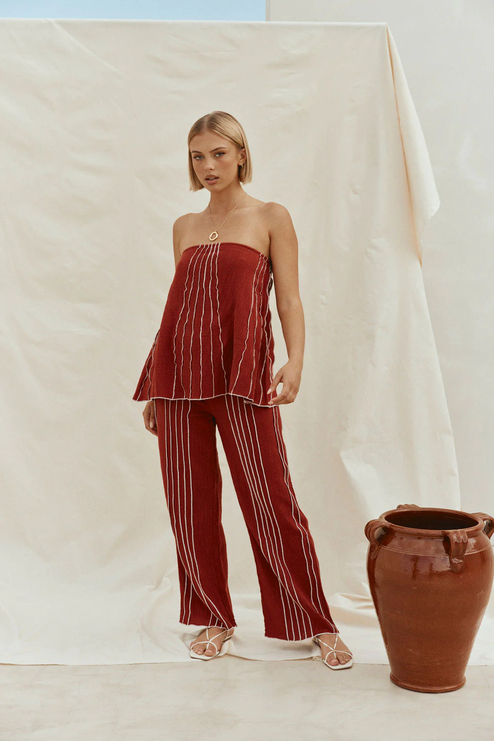 Emilia Top - Merlot - Image 3