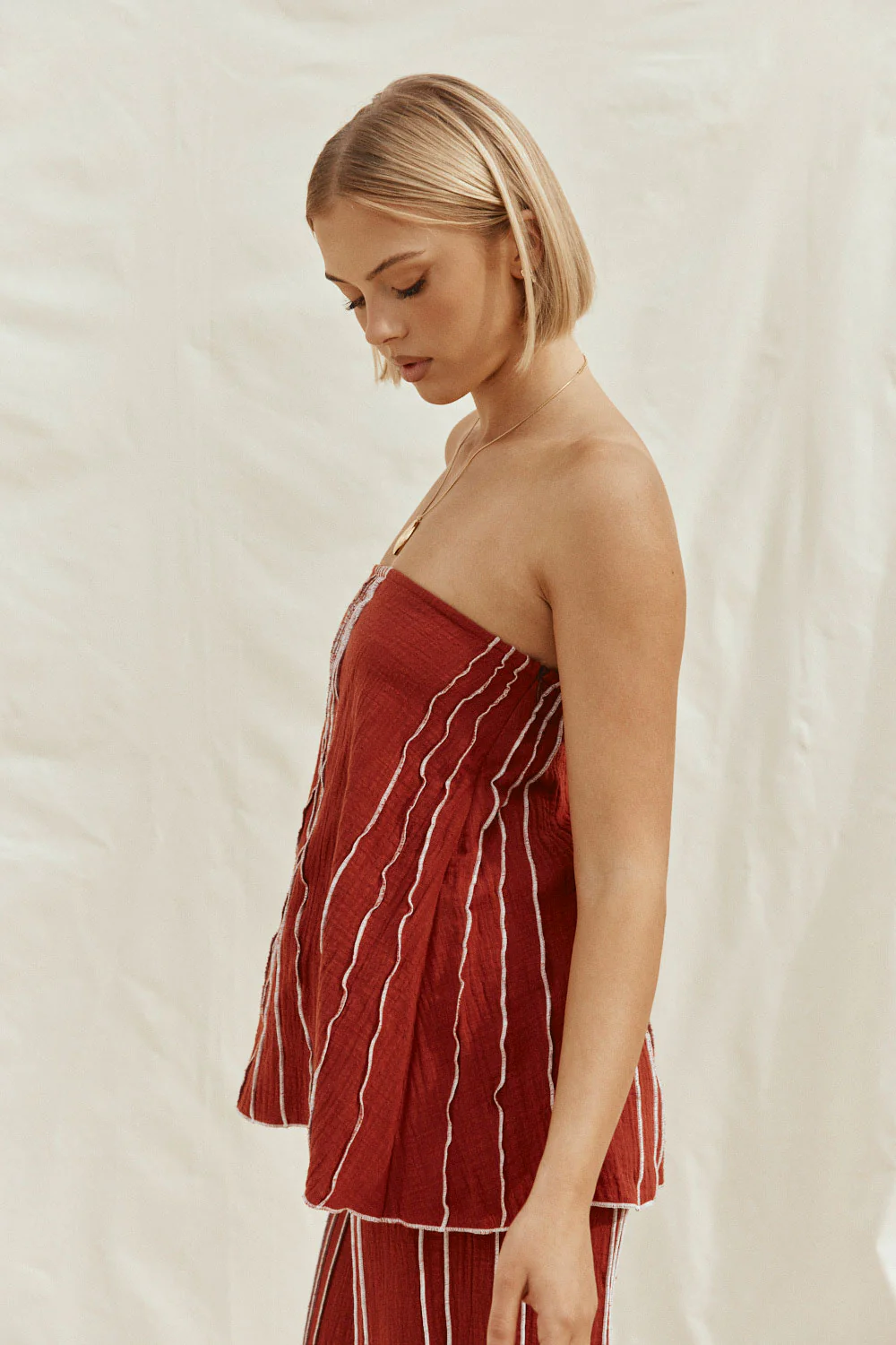 Emilia Top - Merlot - Image 5