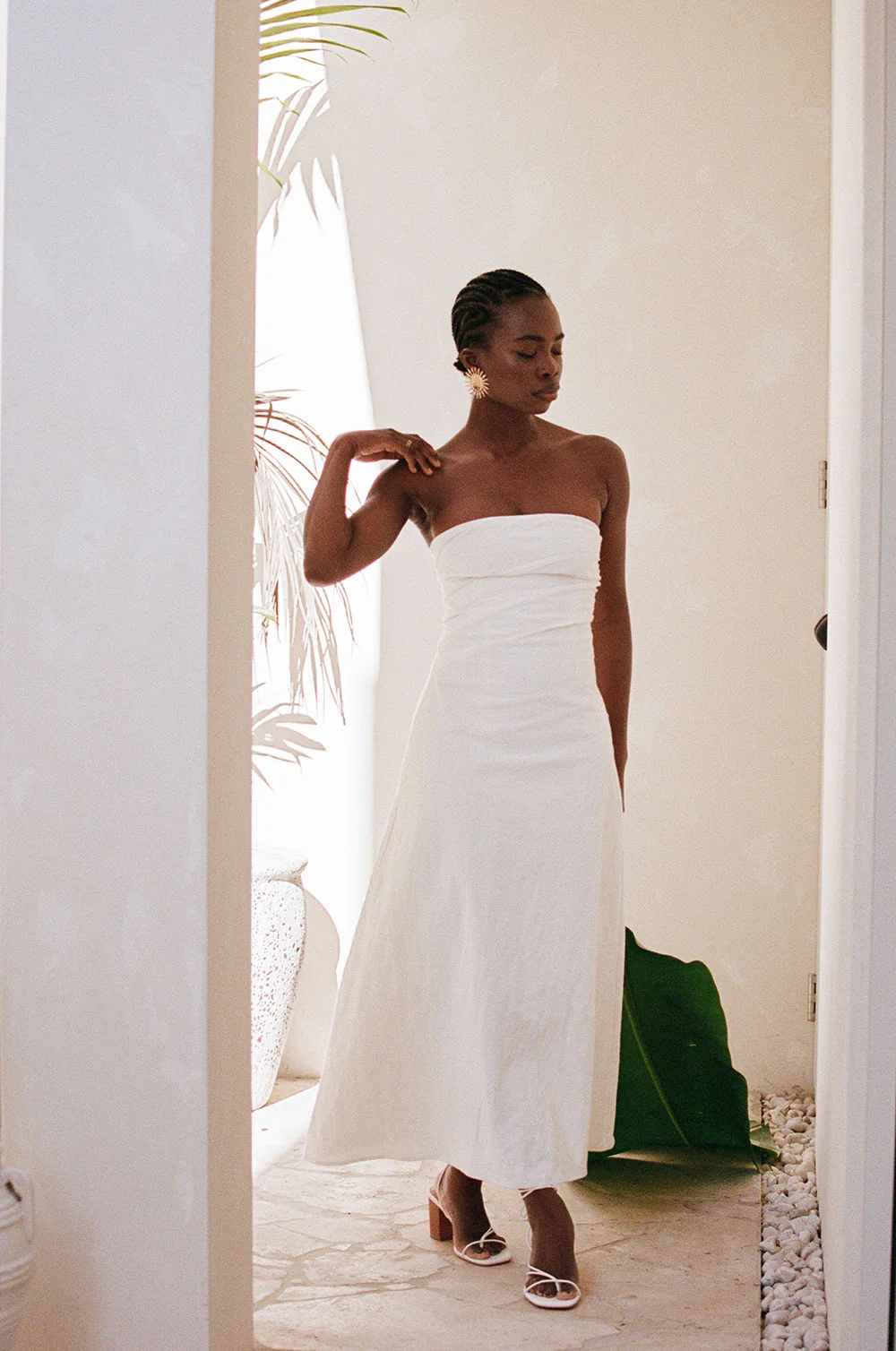 Estella Dress - White - Image 3