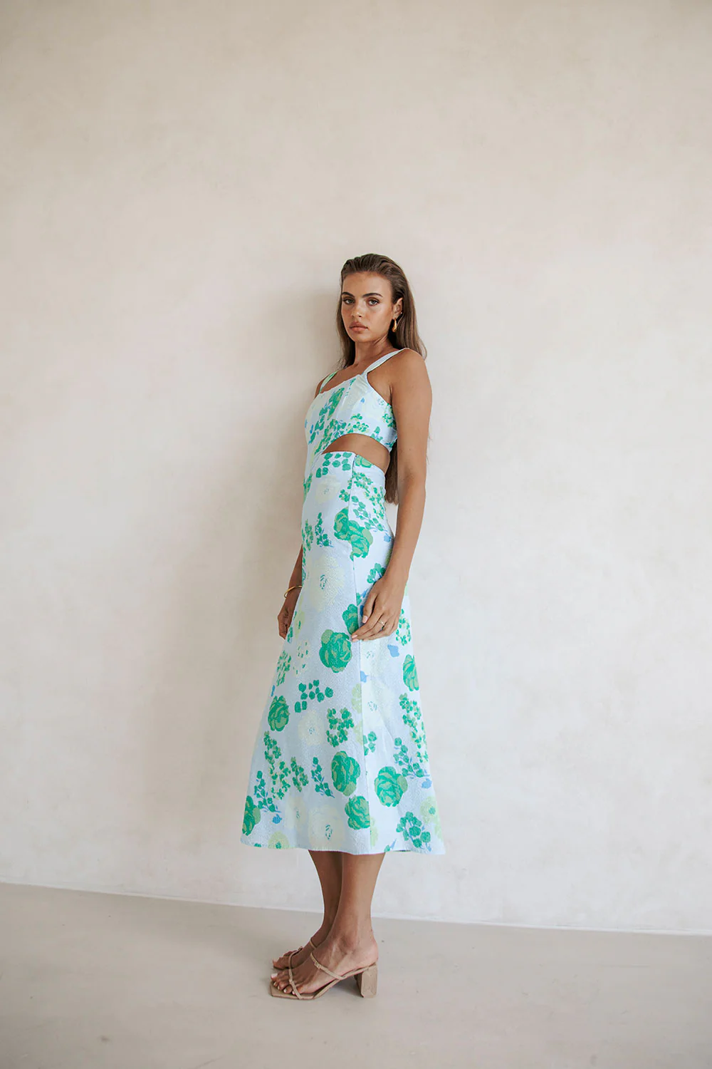 Feliz Midi Dress - Corsage Blue - Image 4