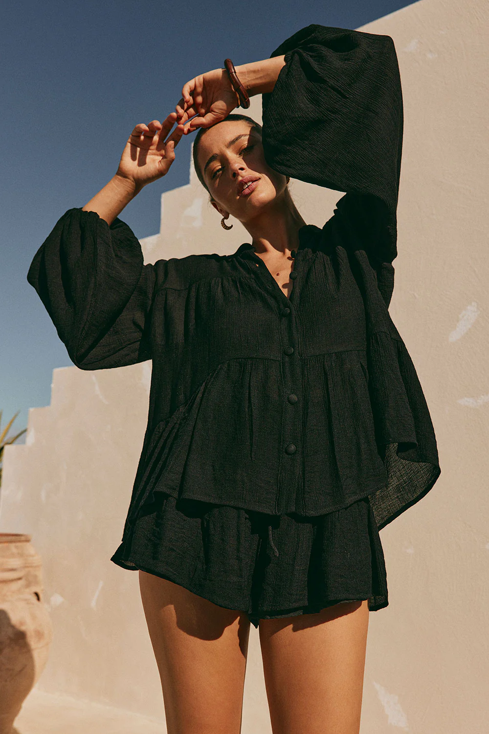 Huxley Top - Black - Image 2
