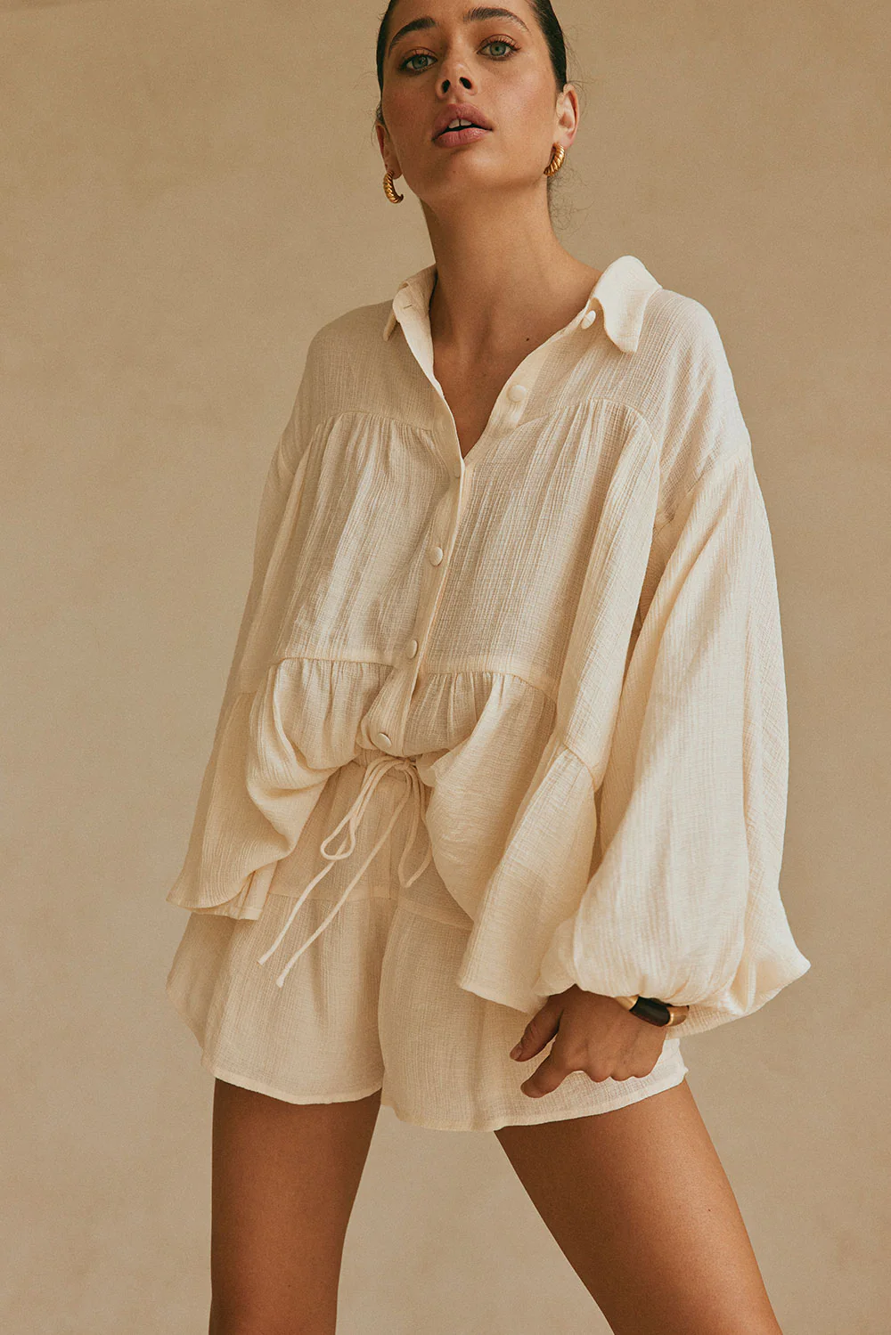 Huxley Top - Cream - Image 3