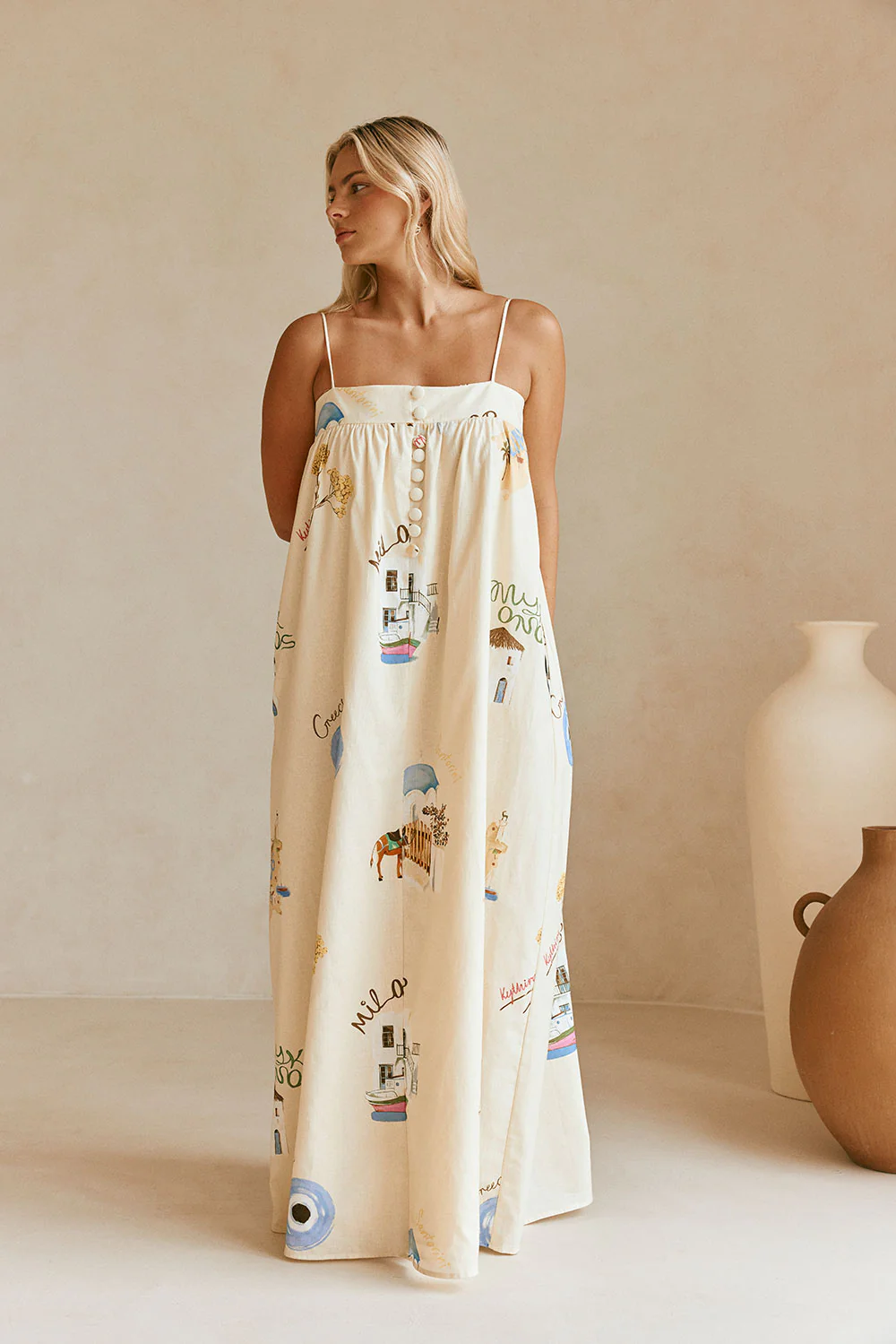 Ida Dress - Isles Of Greece - Image 6
