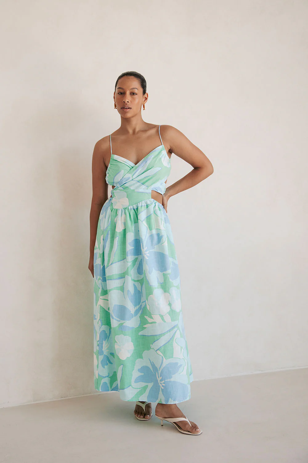 Iris Midi Dress - Spring Petals - Image 5