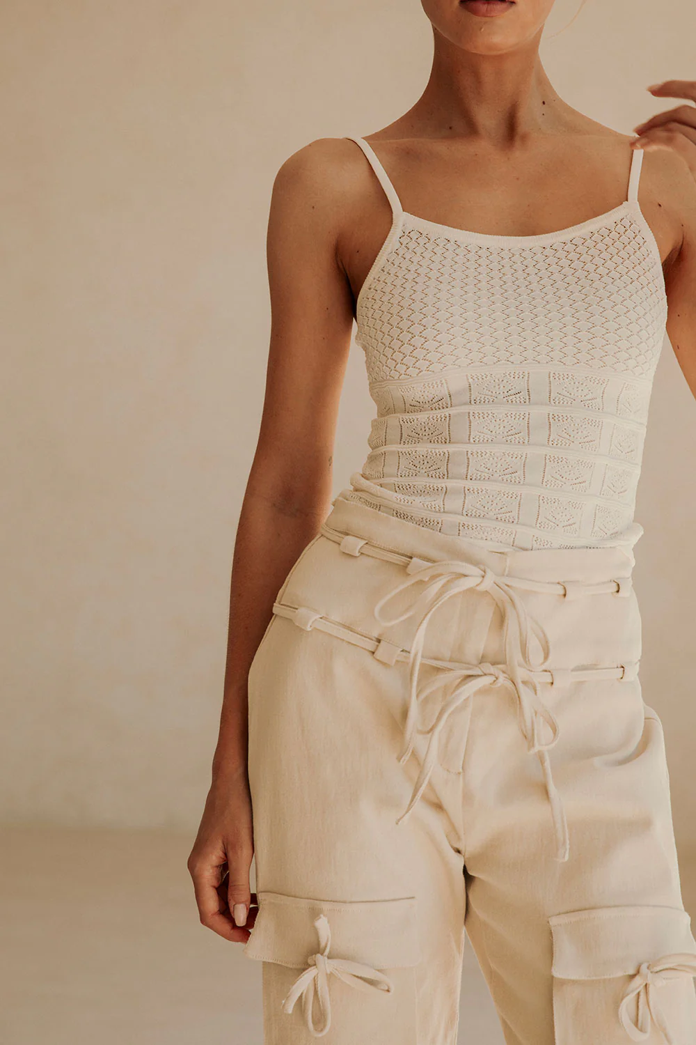 Jaicee Pants - Cream - Image 4