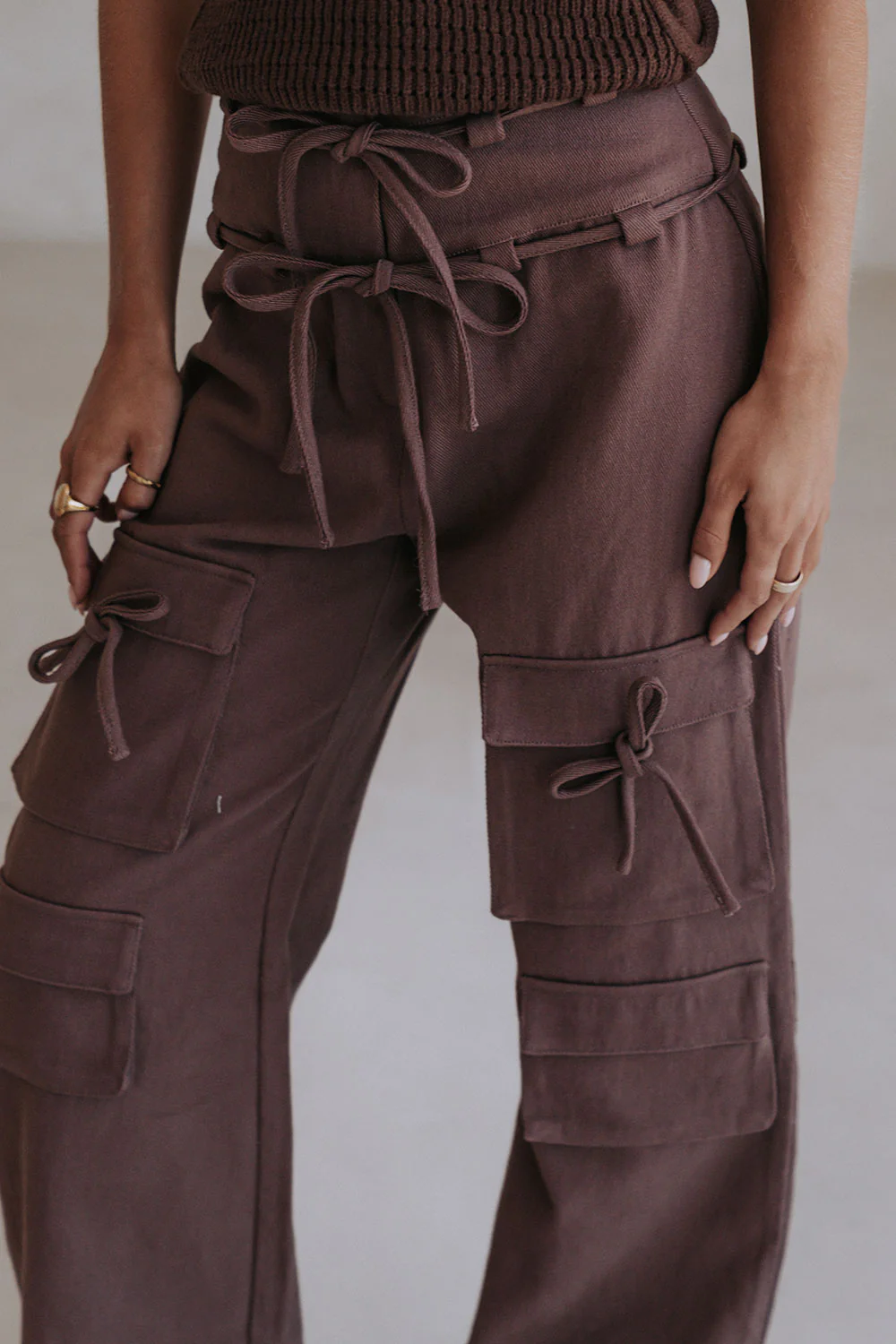 Jaicee Pants - Chocolate - Image 2