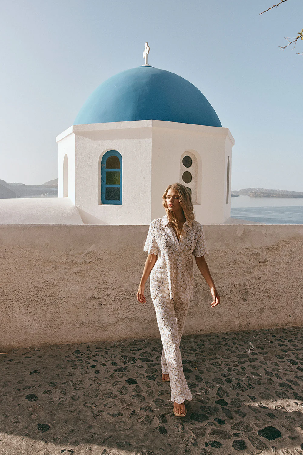 Kalila Crochet Pants - Ivory - Image 2