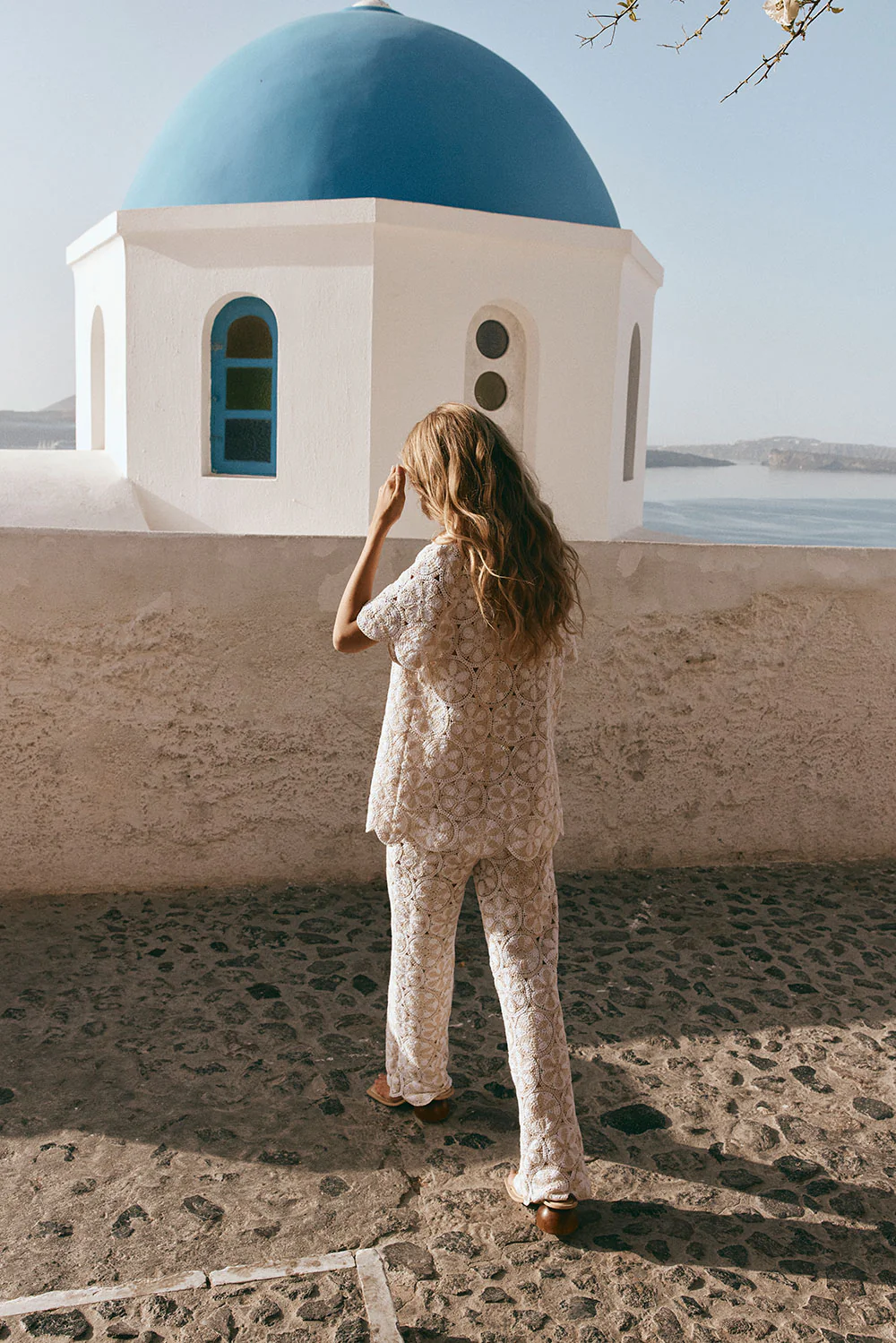 Kalila Crochet Pants - Ivory - Image 3