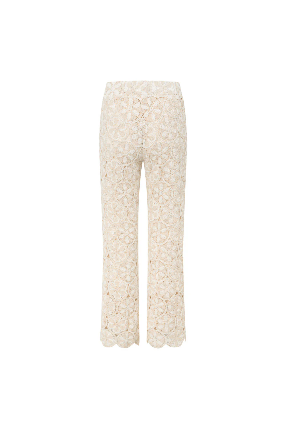 Kalila Crochet Pants - Ivory - Image 8