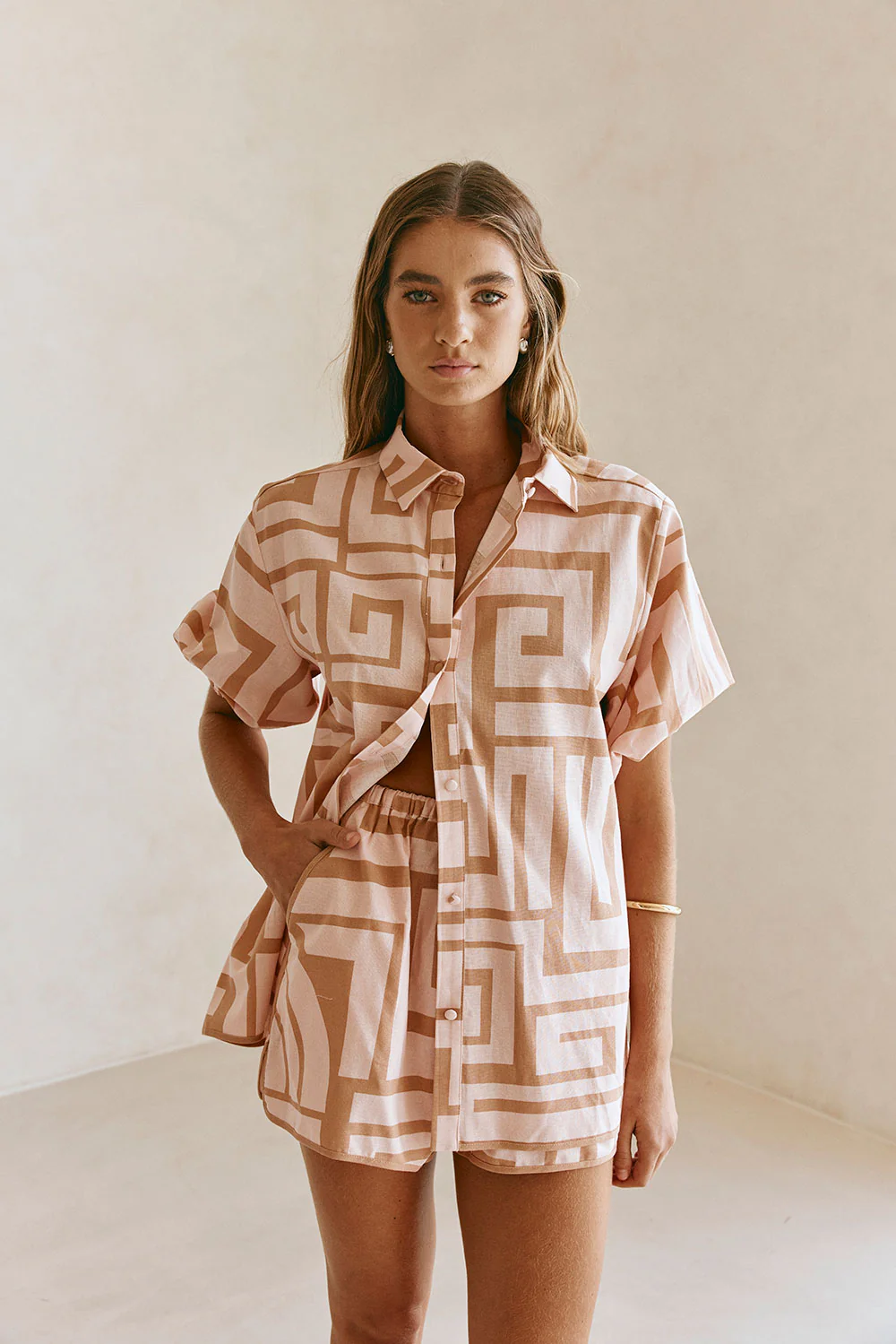 Kira Shorts - Hellenic Maze - Image 2