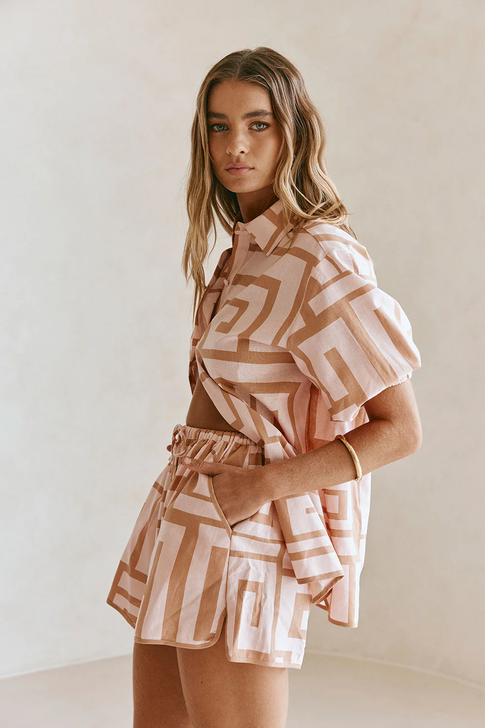 Kira Shorts - Hellenic Maze - Image 3