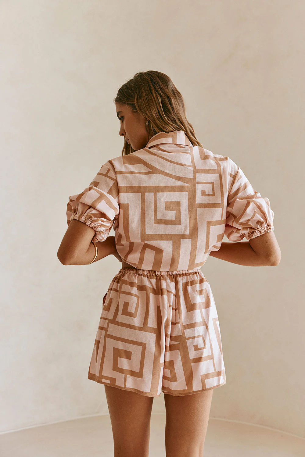 Kira Shorts - Hellenic Maze - Image 5