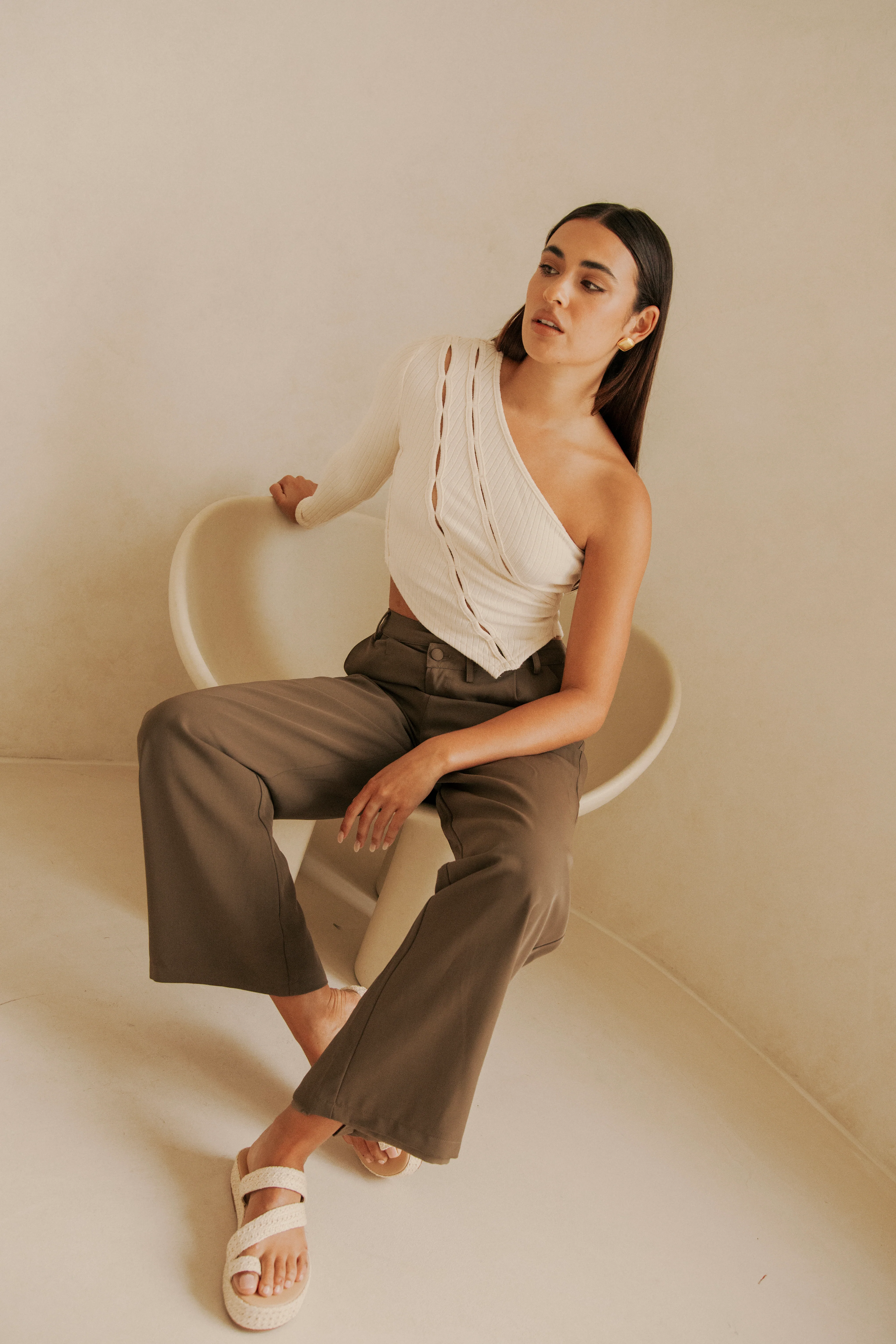 Layla Top - Cream - Image 3