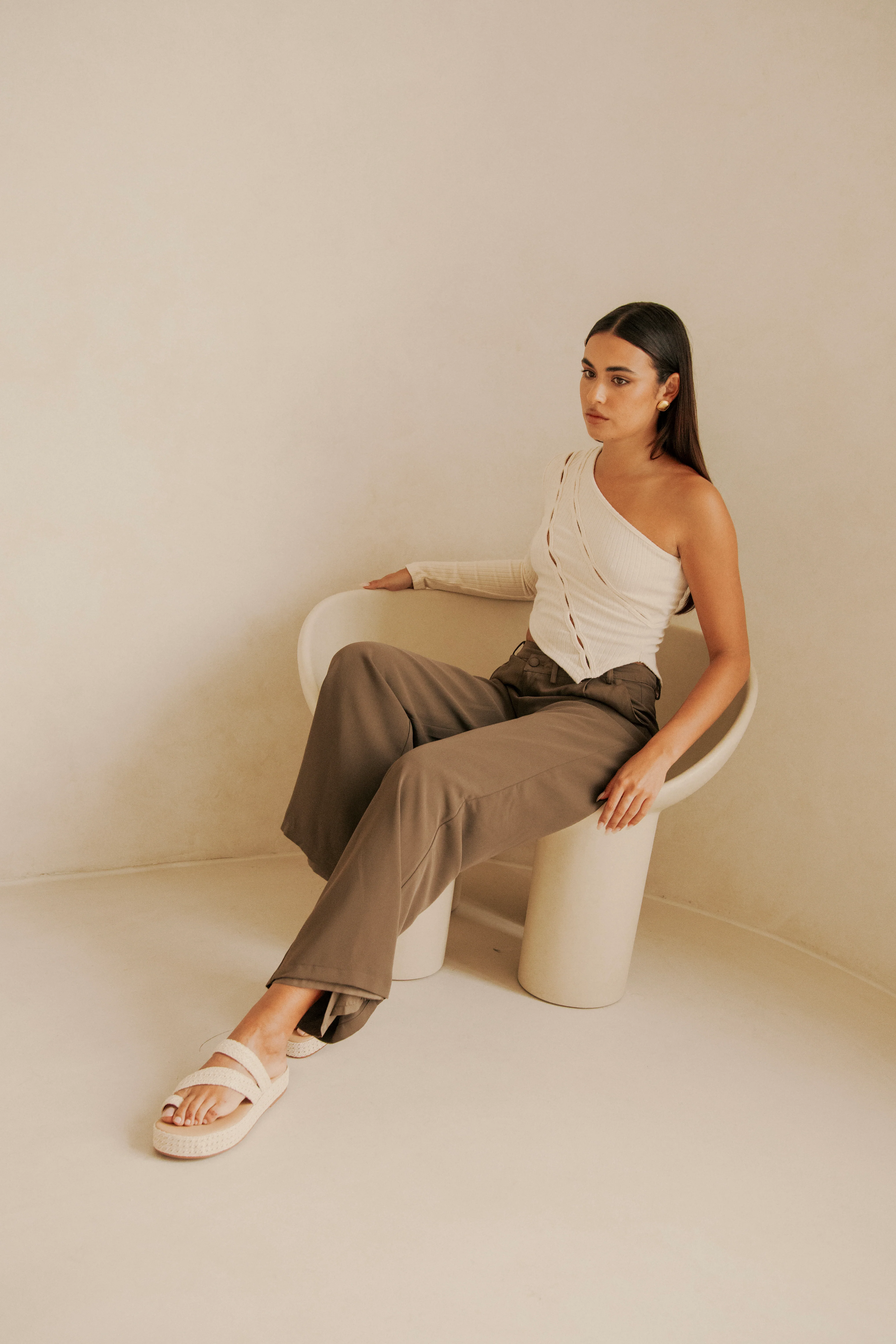 Layla Top - Cream - Image 5