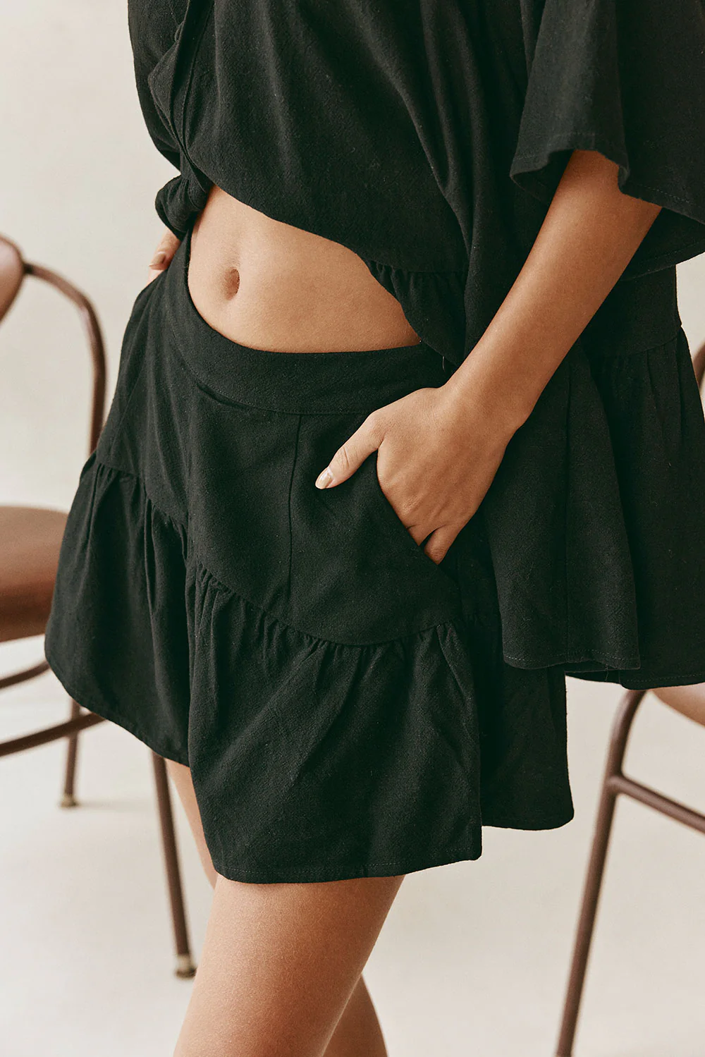 Luna Shorts - Black - Image 3