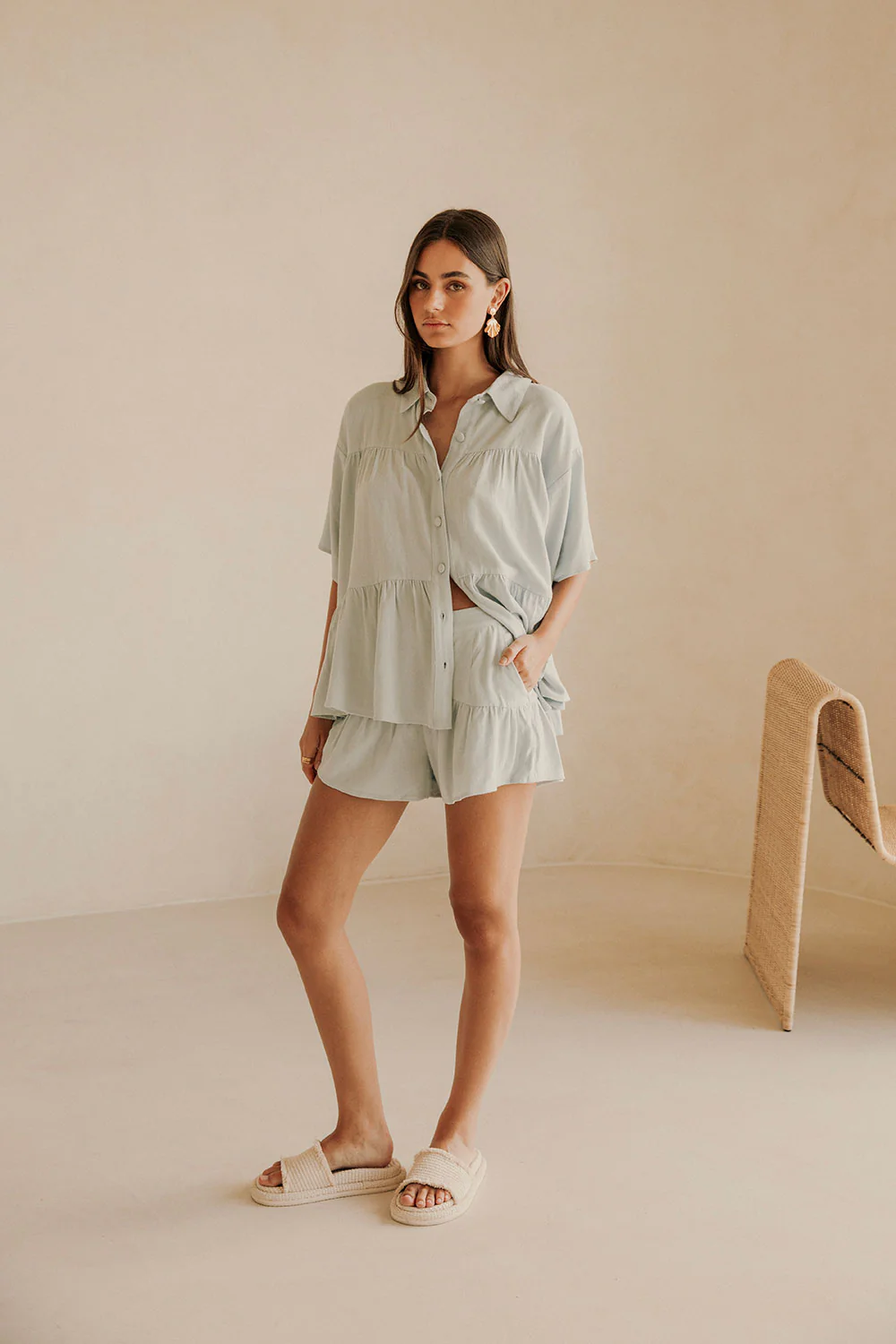 Luna Shorts - Blue - Image 3