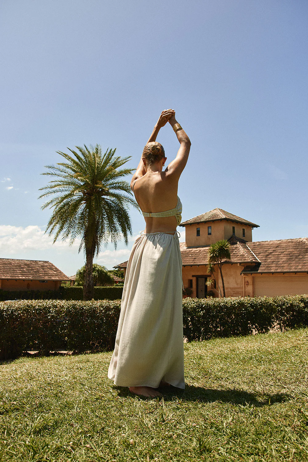 Mahya Dress - Stone