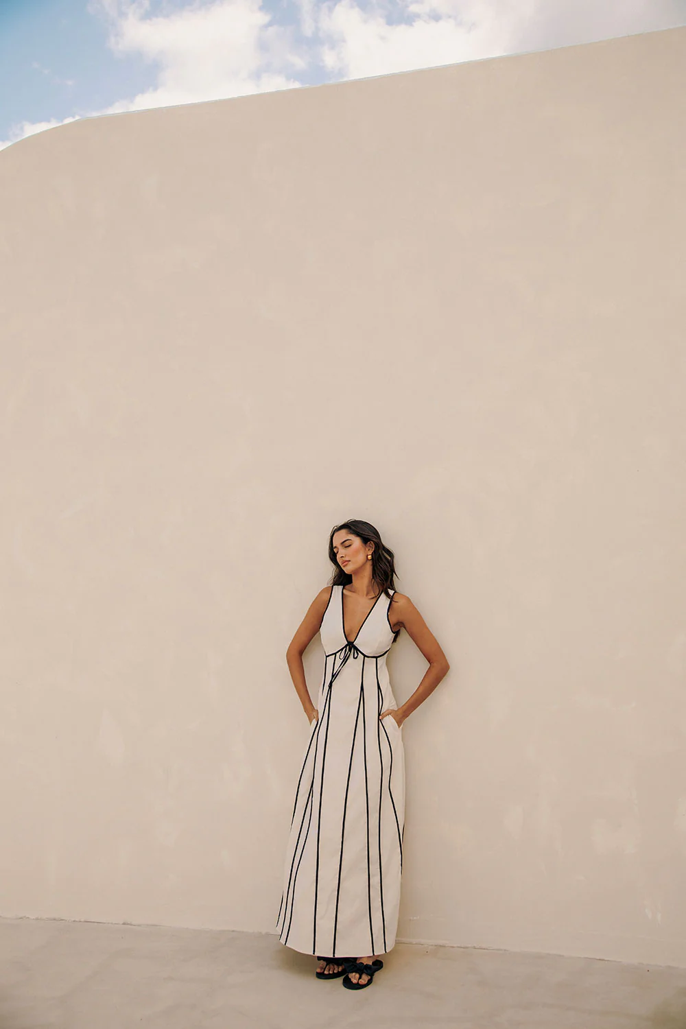 Maylin Dress - Cream - Image 4