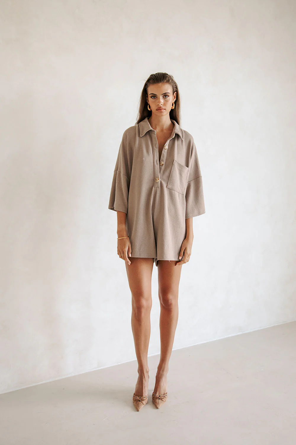 Milena Playsuit - Espresso - Image 2