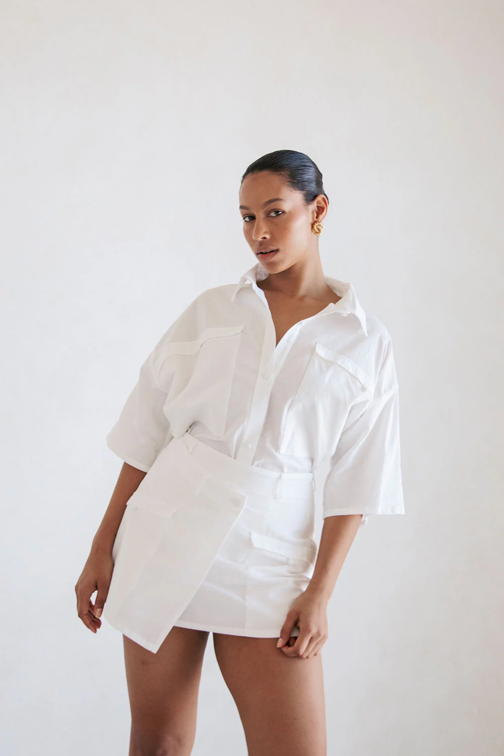 Paige Skort - White - Image 2