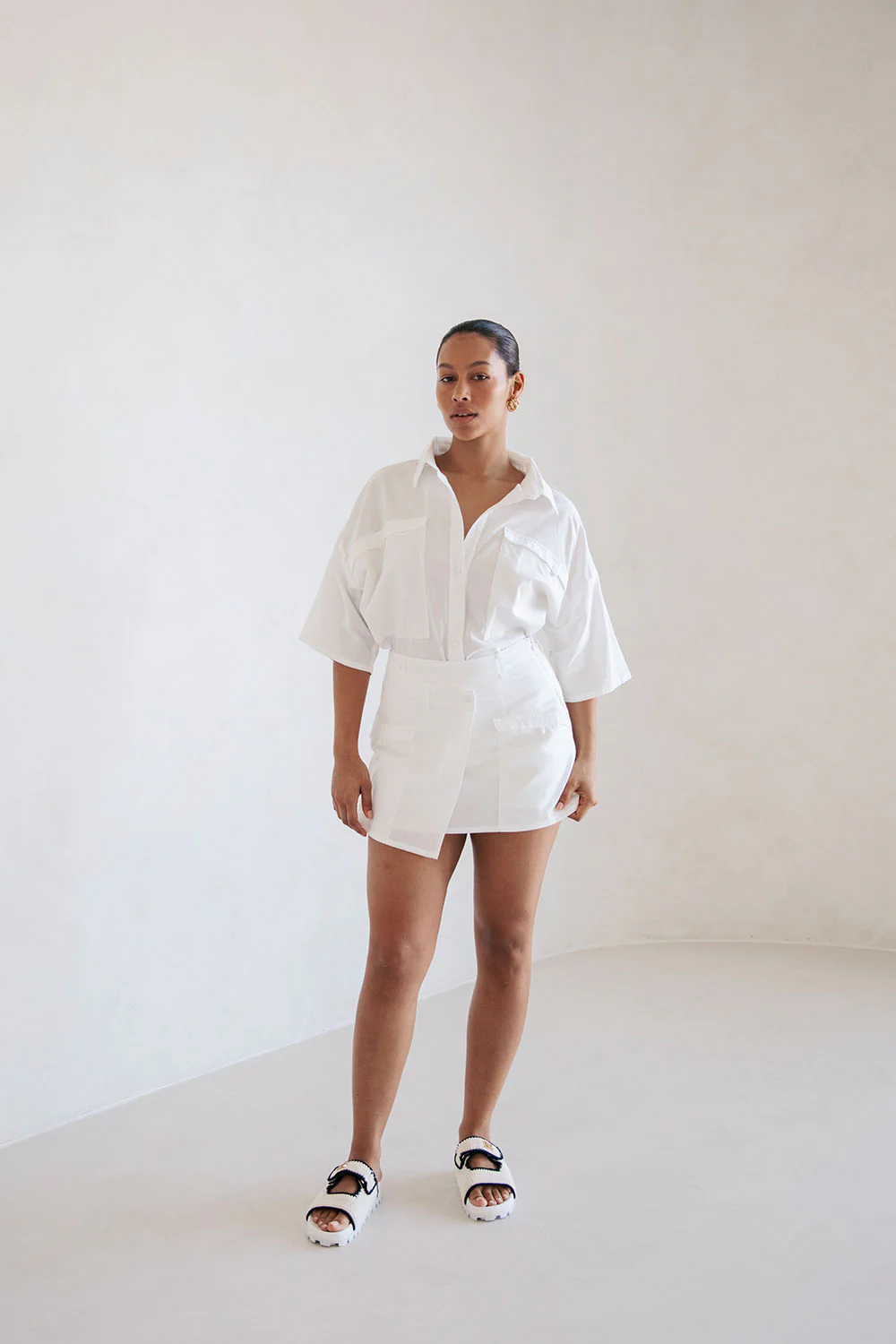 Paige Skort - White - Image 3