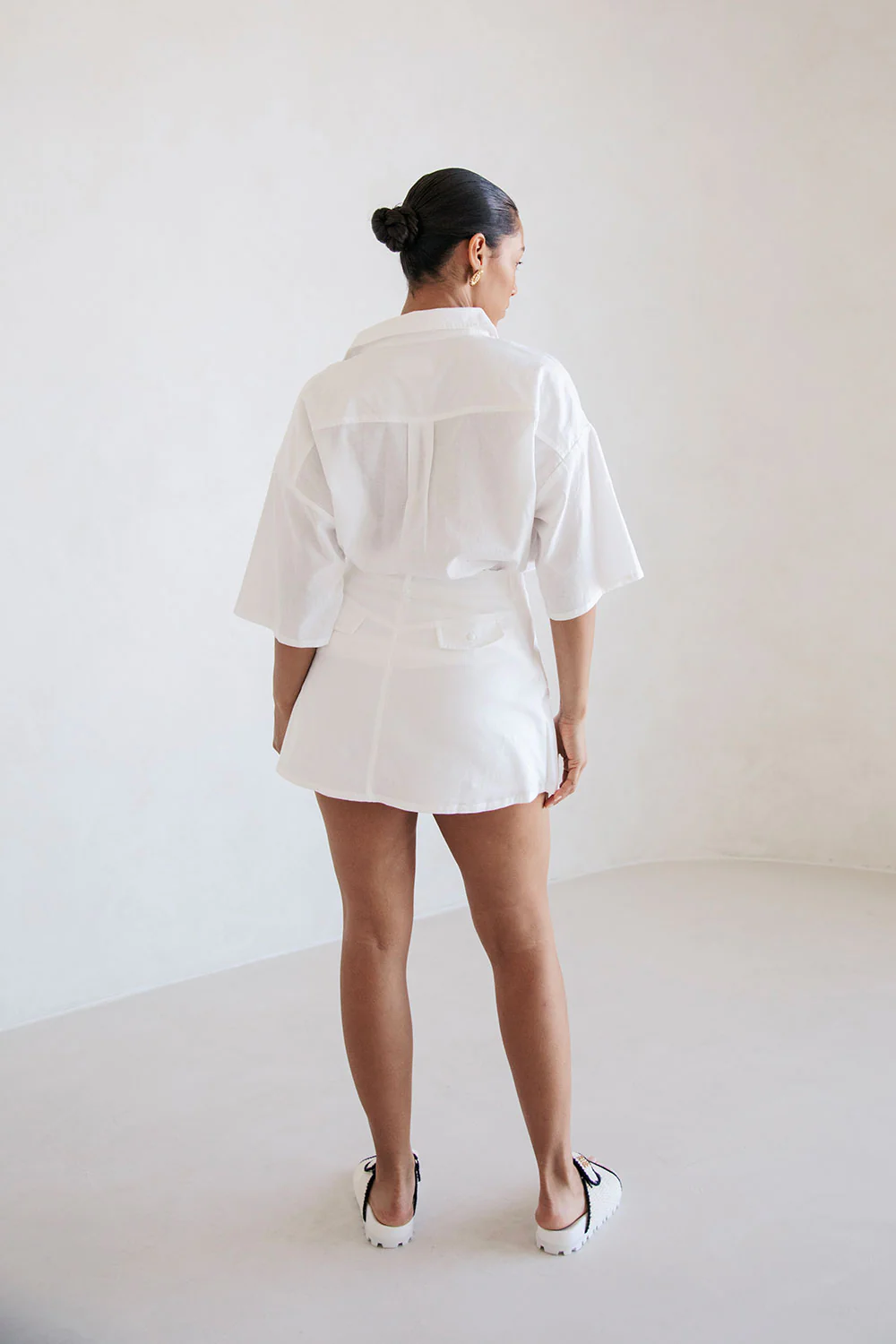 Paige Skort - White - Image 5