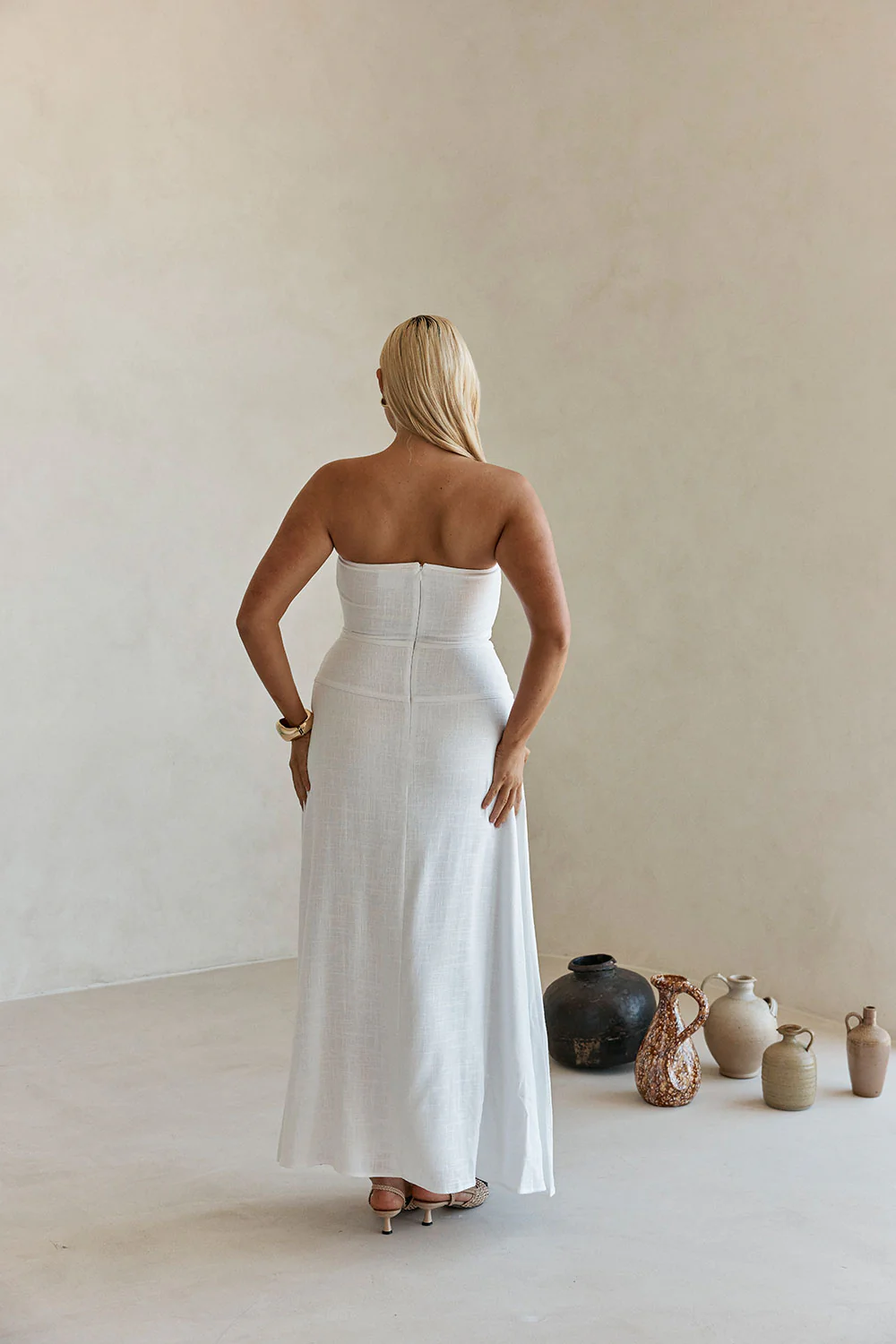 Palais Maxi Dress - White - Image 6