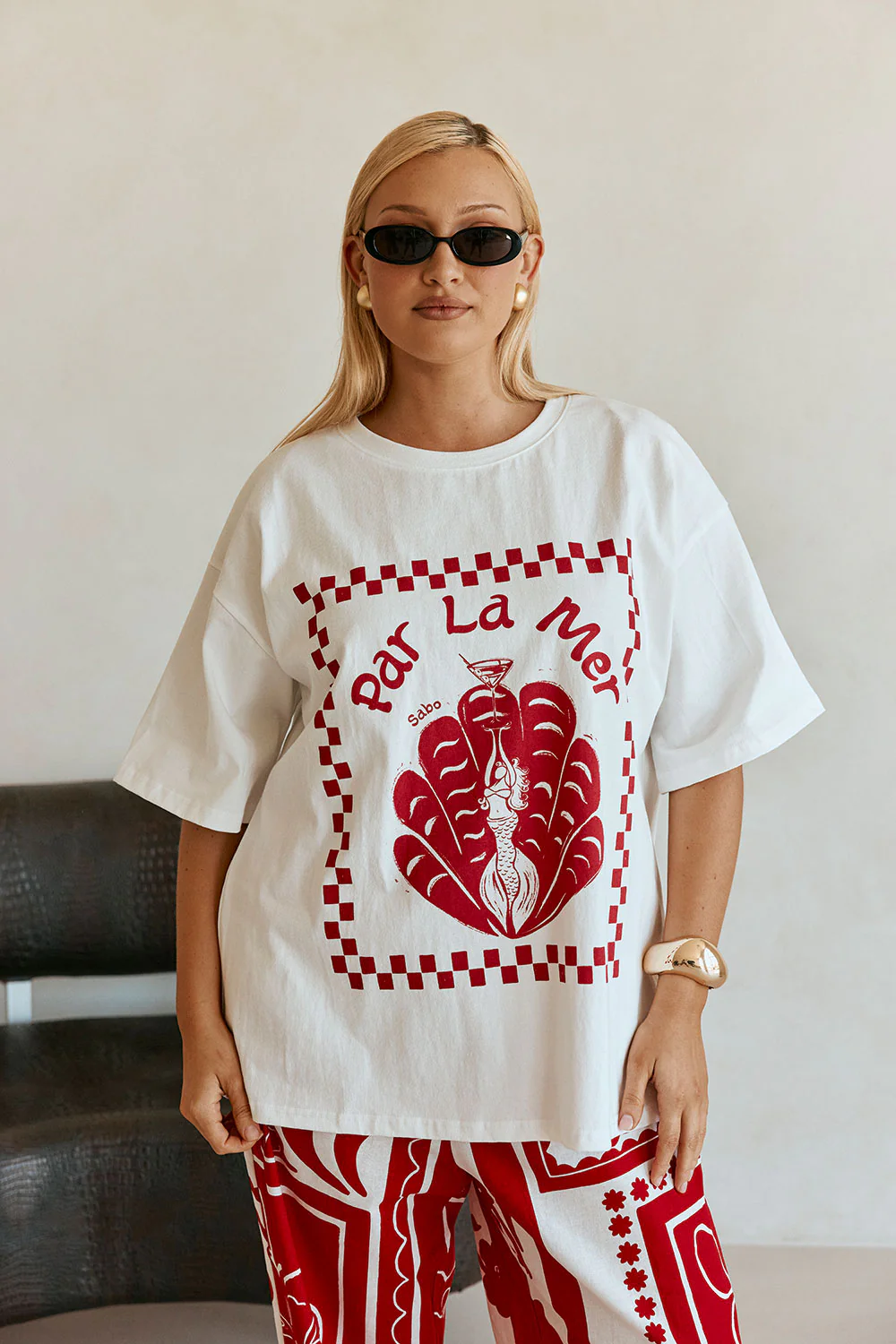 Par La Mer Top - Red - Image 2