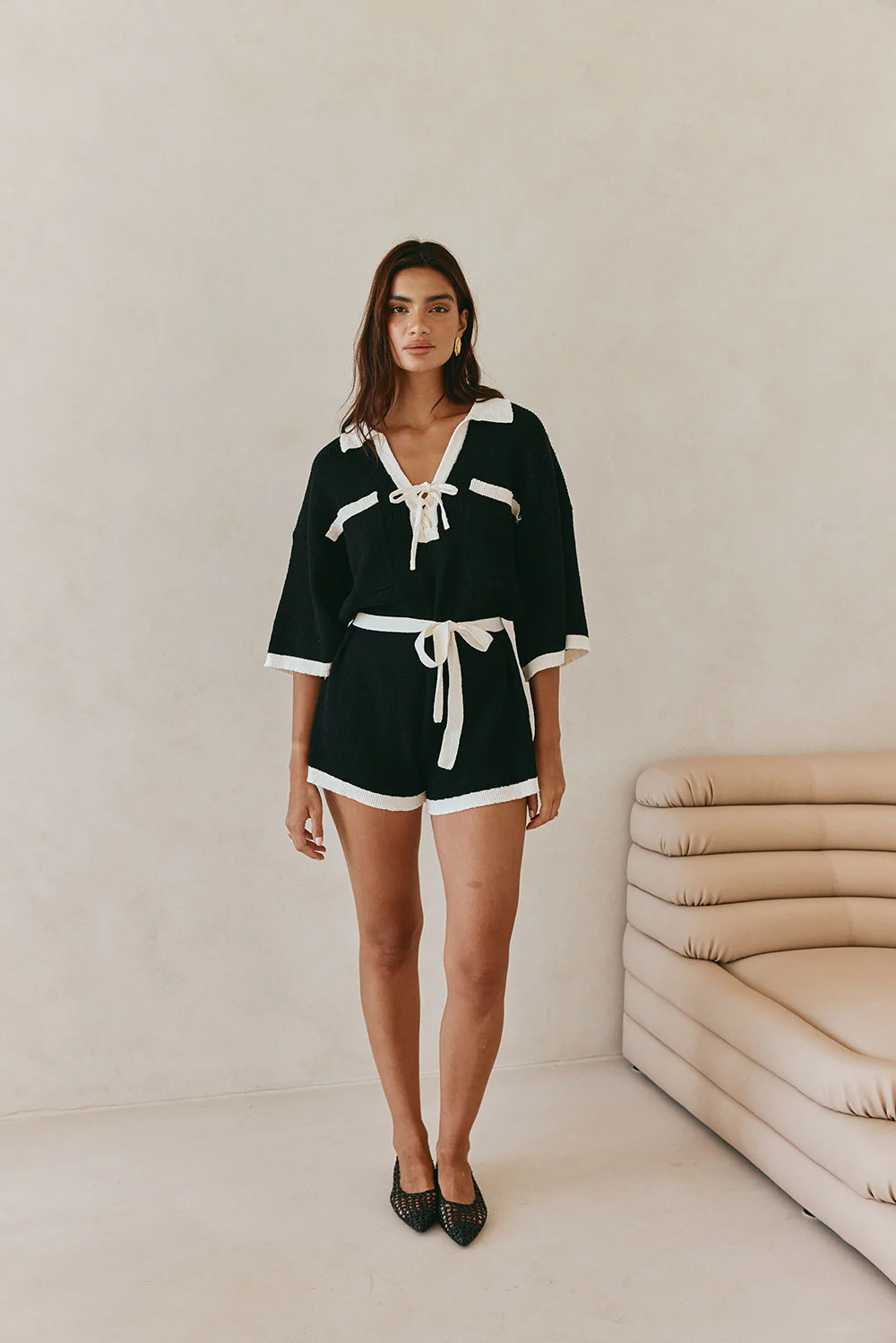 Sammi Playsuit - Black - Image 2