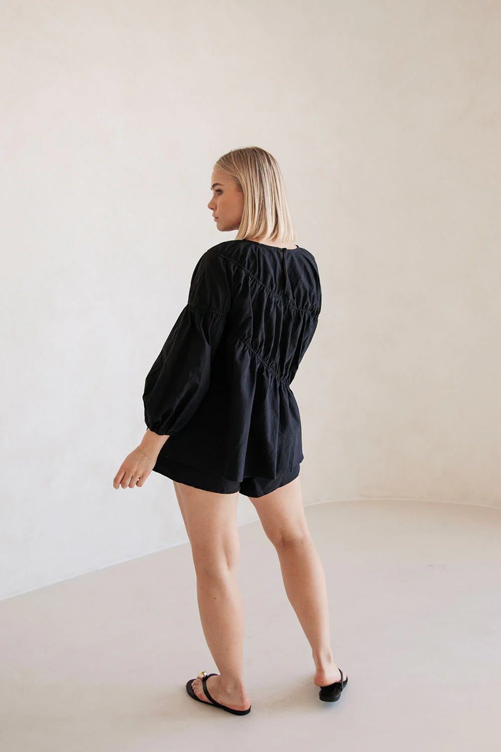 SAMPLE-Akel Shorts - Black - Image 6