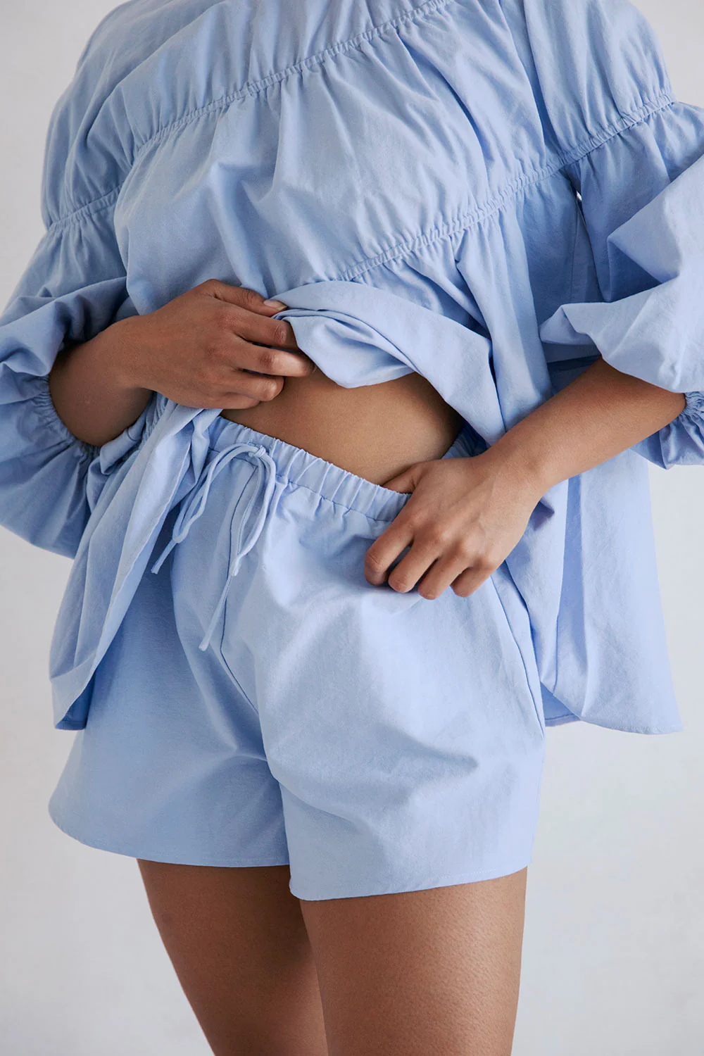 SAMPLE-Akel Shorts - Blue - Image 2