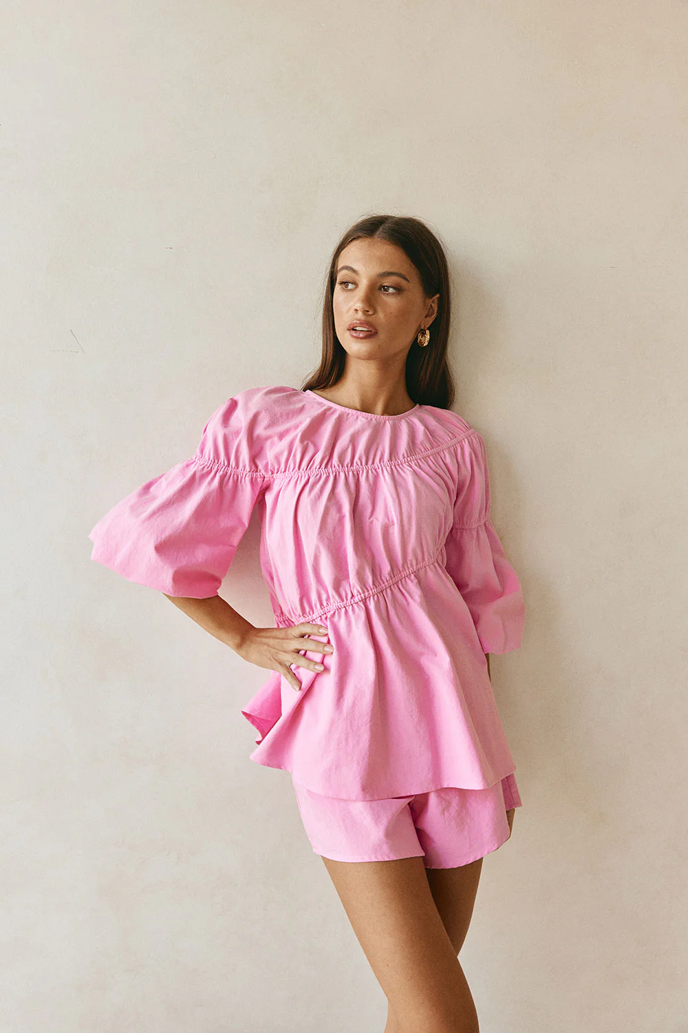 SAMPLE-Akel Shorts - Pink - Image 4