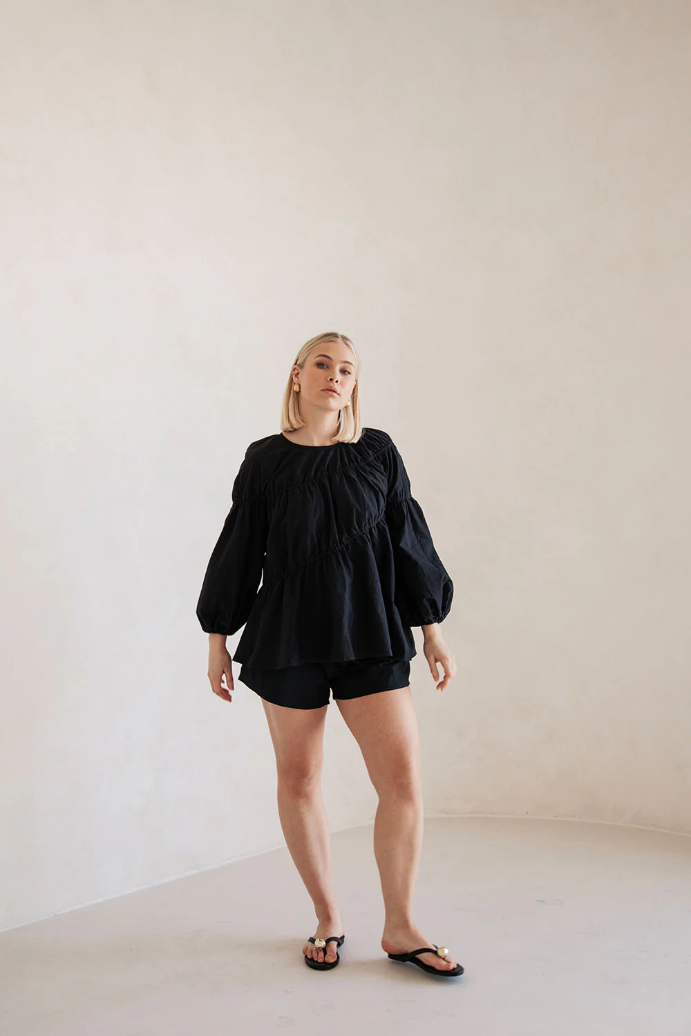 SAMPLE-Akel Top - Black - Image 6