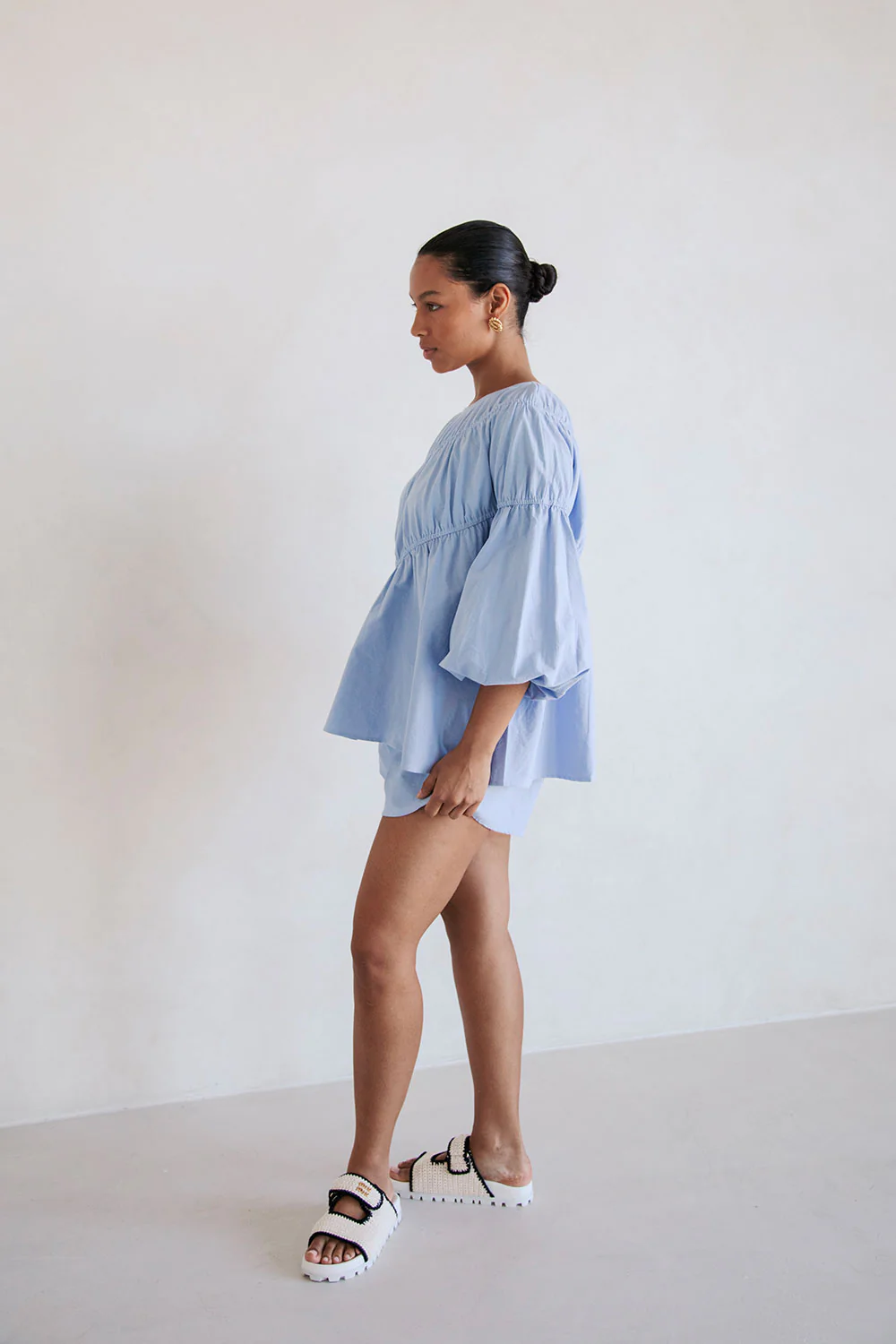 SAMPLE-Akel Top - Blue - Image 7
