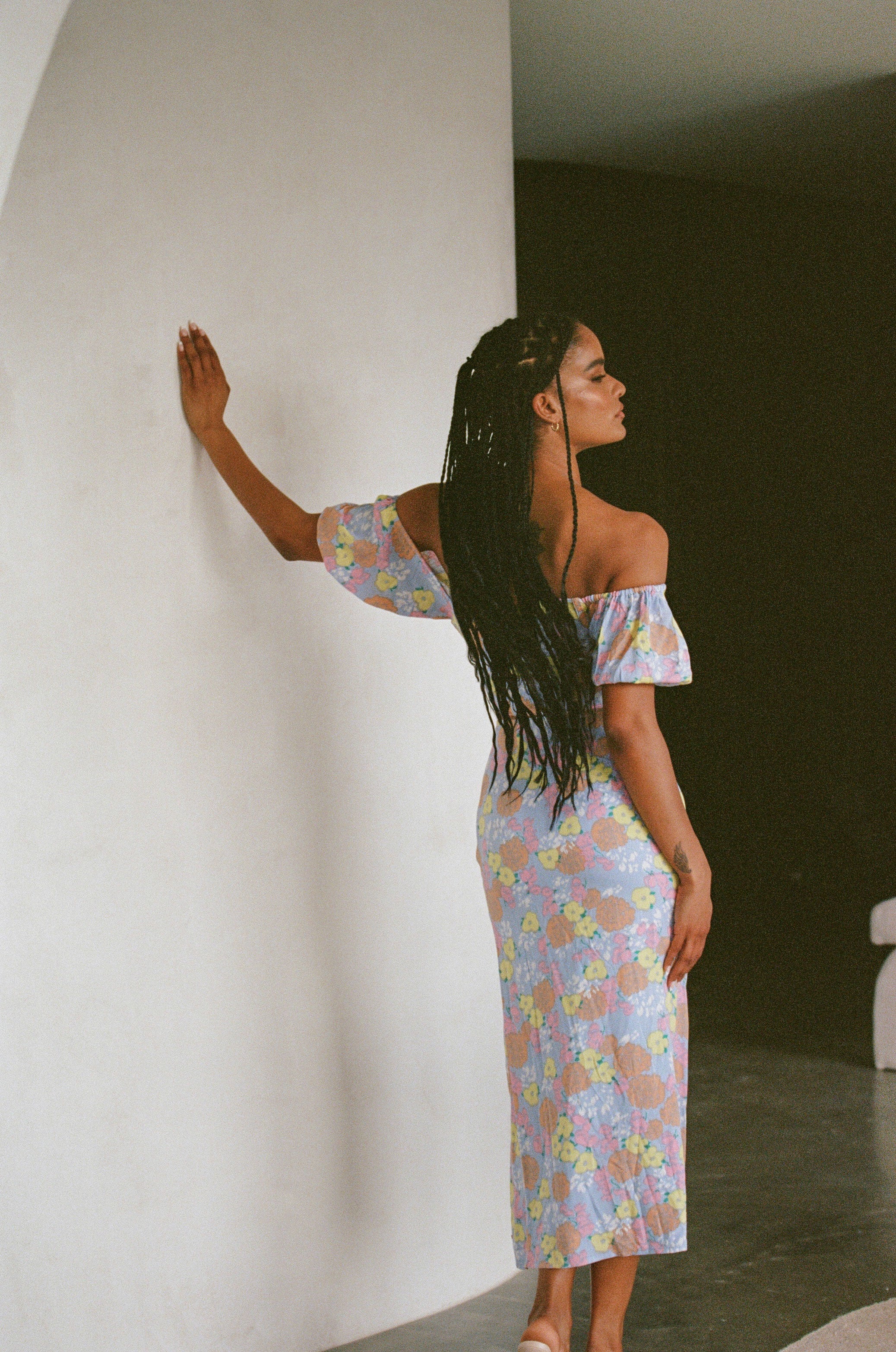 SAMPLE-Akia Midi Skirt - Image 3