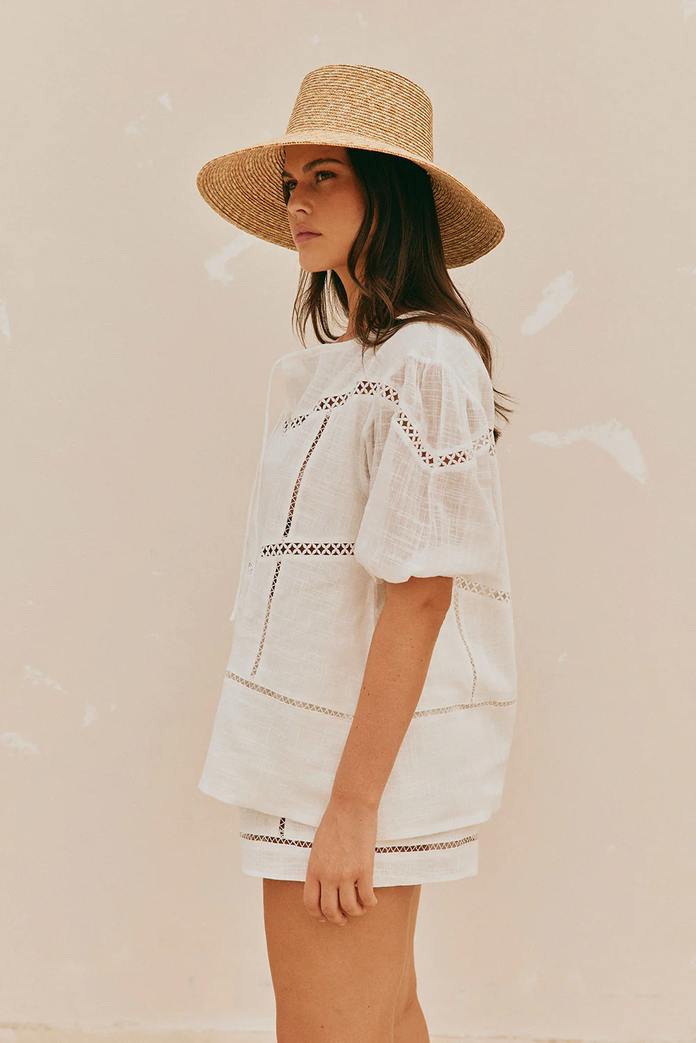 SAMPLE-Amelia Top - white - Image 4