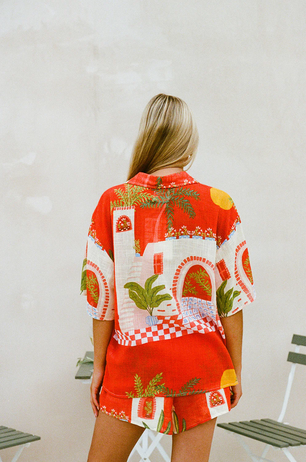 SAMPLE-Amira Top - Vista Red - Image 5