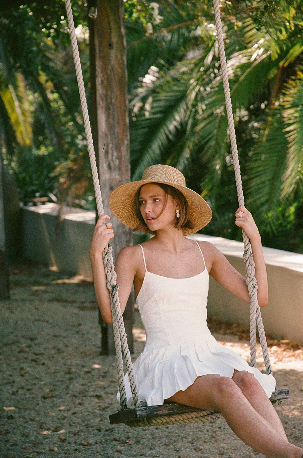 SAMPLE-Angelica Dress - White - Image 2