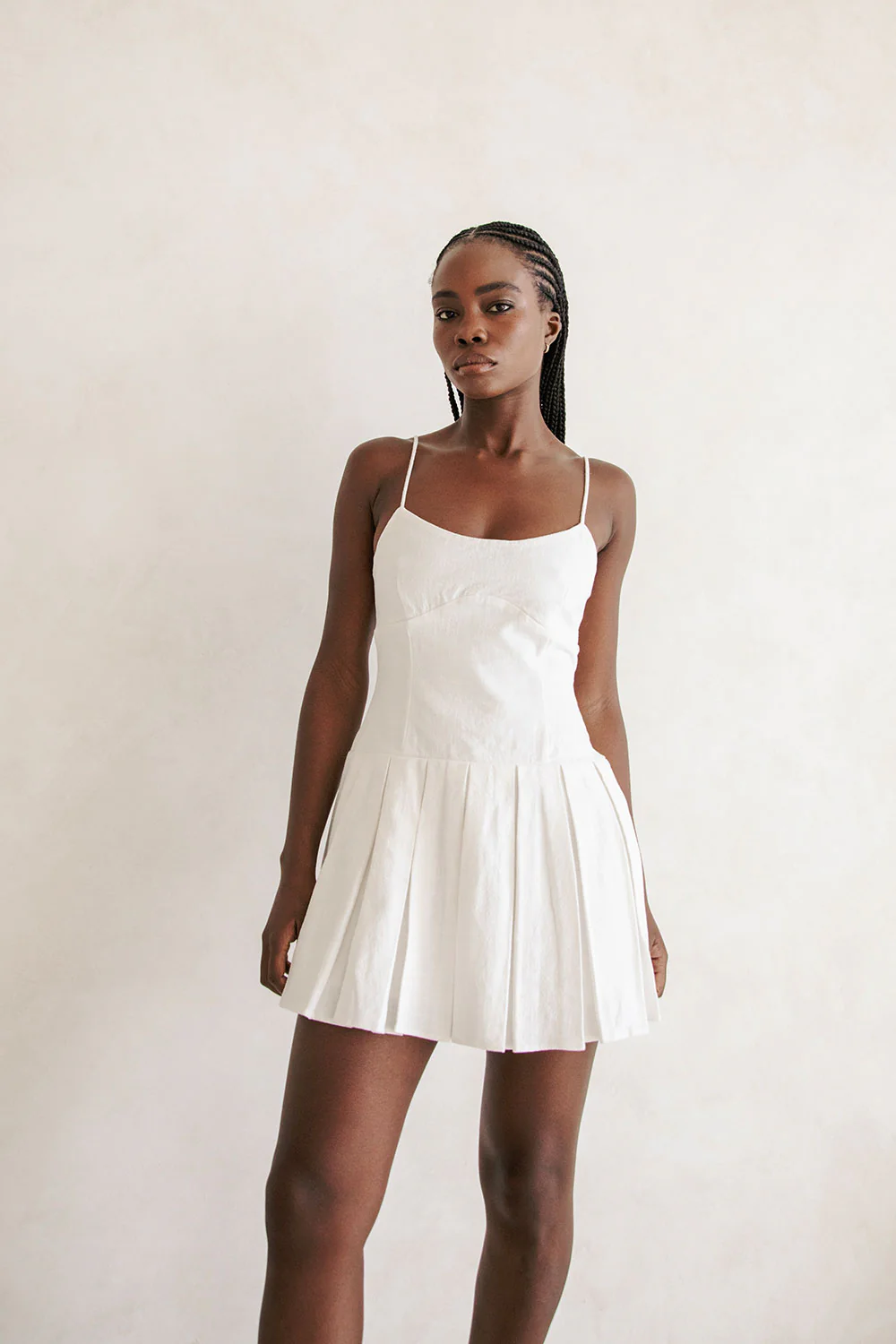 SAMPLE-Angelica Dress - White - Image 4