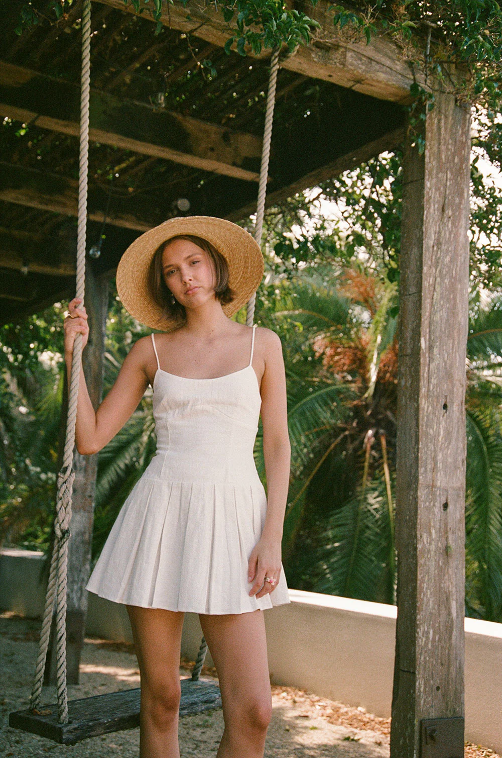 SAMPLE-Angelica Dress - White - Image 7