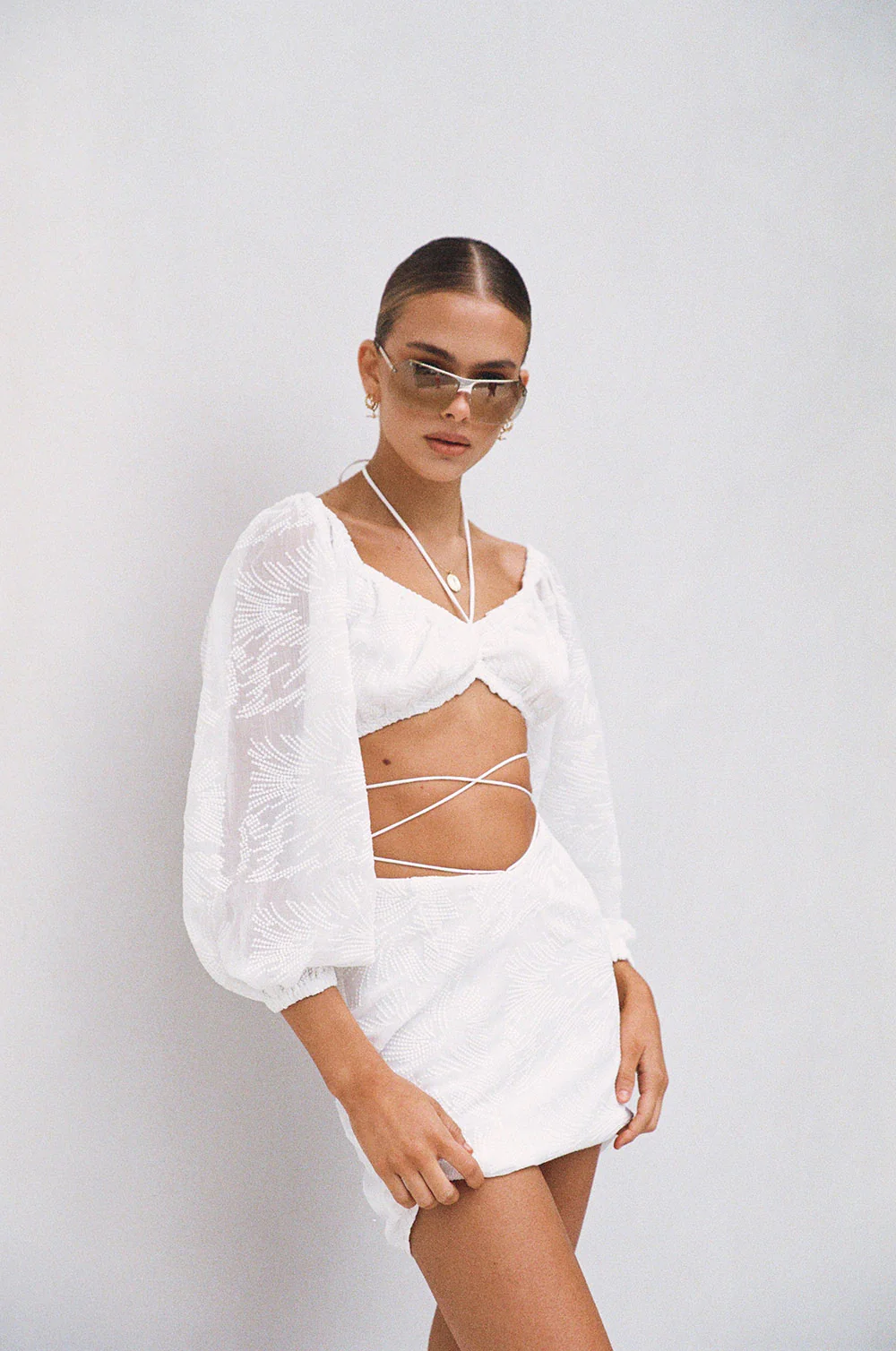 SAMPLE-Anita Off Shoulder Dress - Image 3