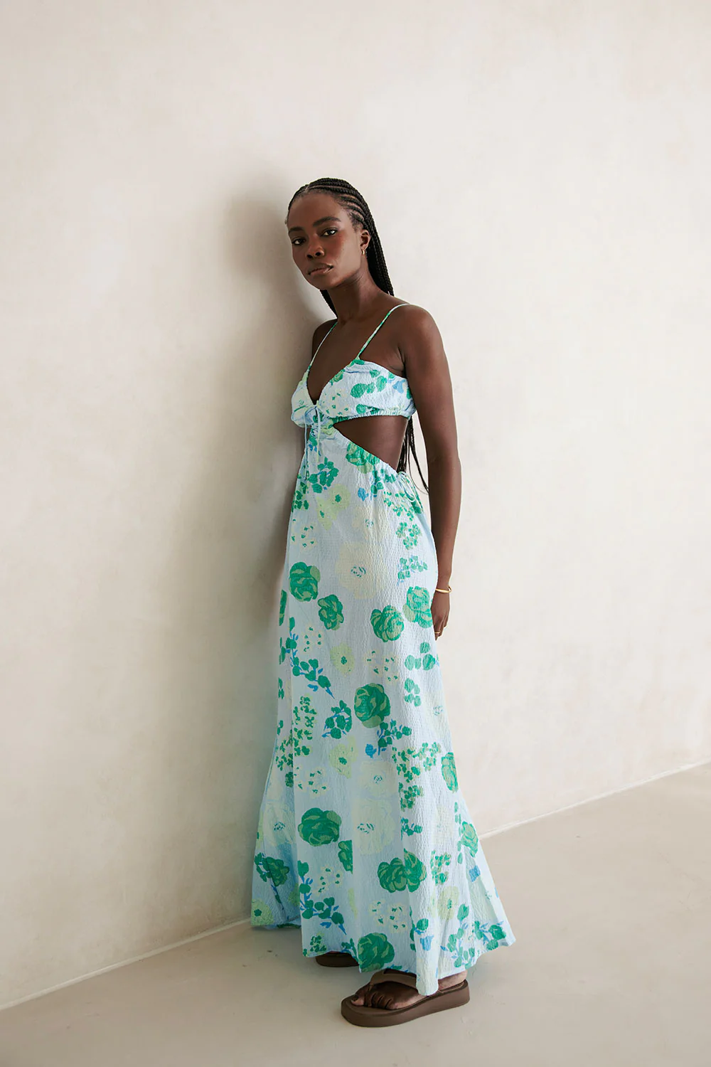 SAMPLE-Asher Dress - Corsage Blue - Image 4